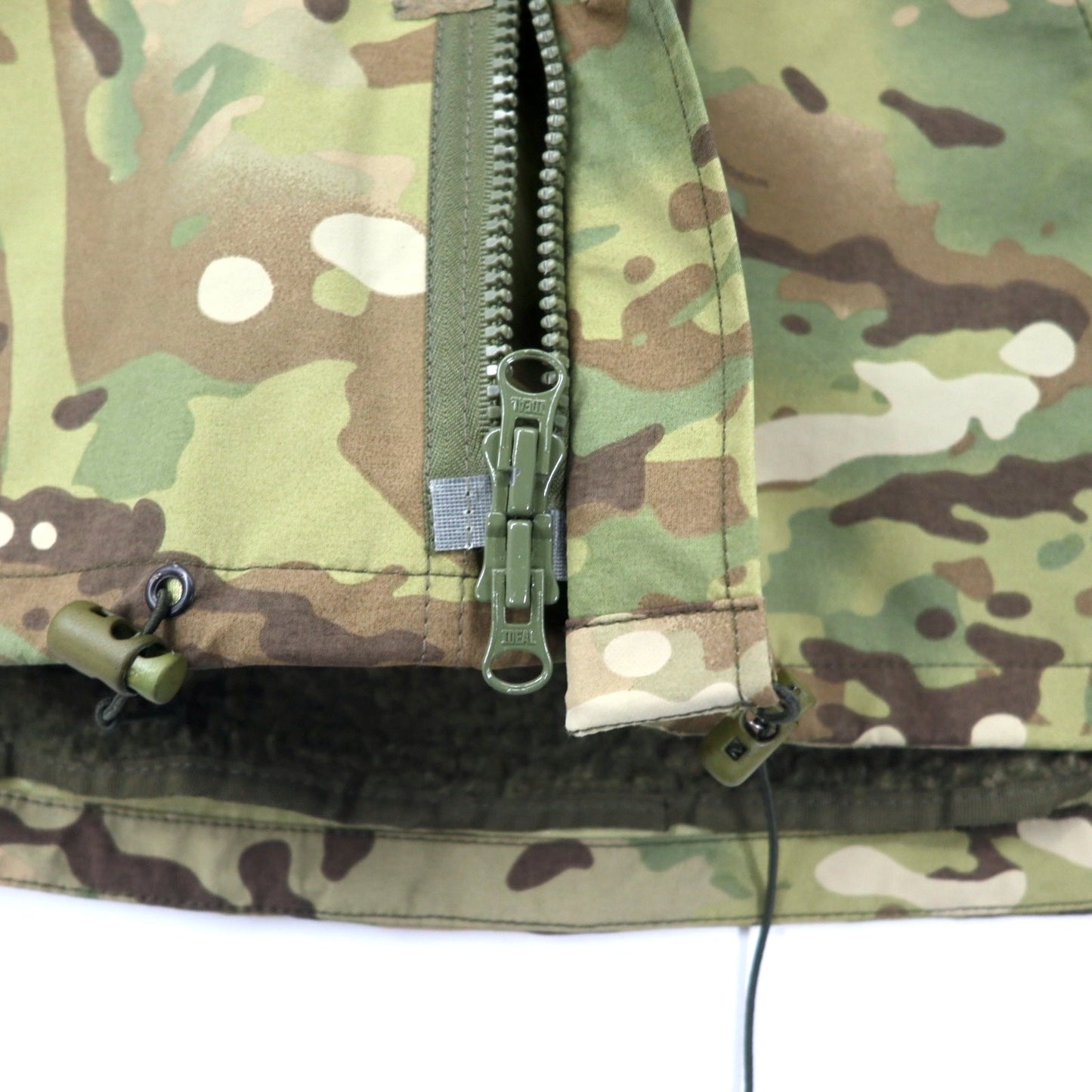 HOUSTON ECWSC 3WAY コールドウェザー パーカー XL カーキ カモフラ ナイロン 撥水 ボアフリースライナー着脱式 ミリタリー US ARMY 米軍 ECWCS PARKA COLD WEATHER 8405-01-228-1316