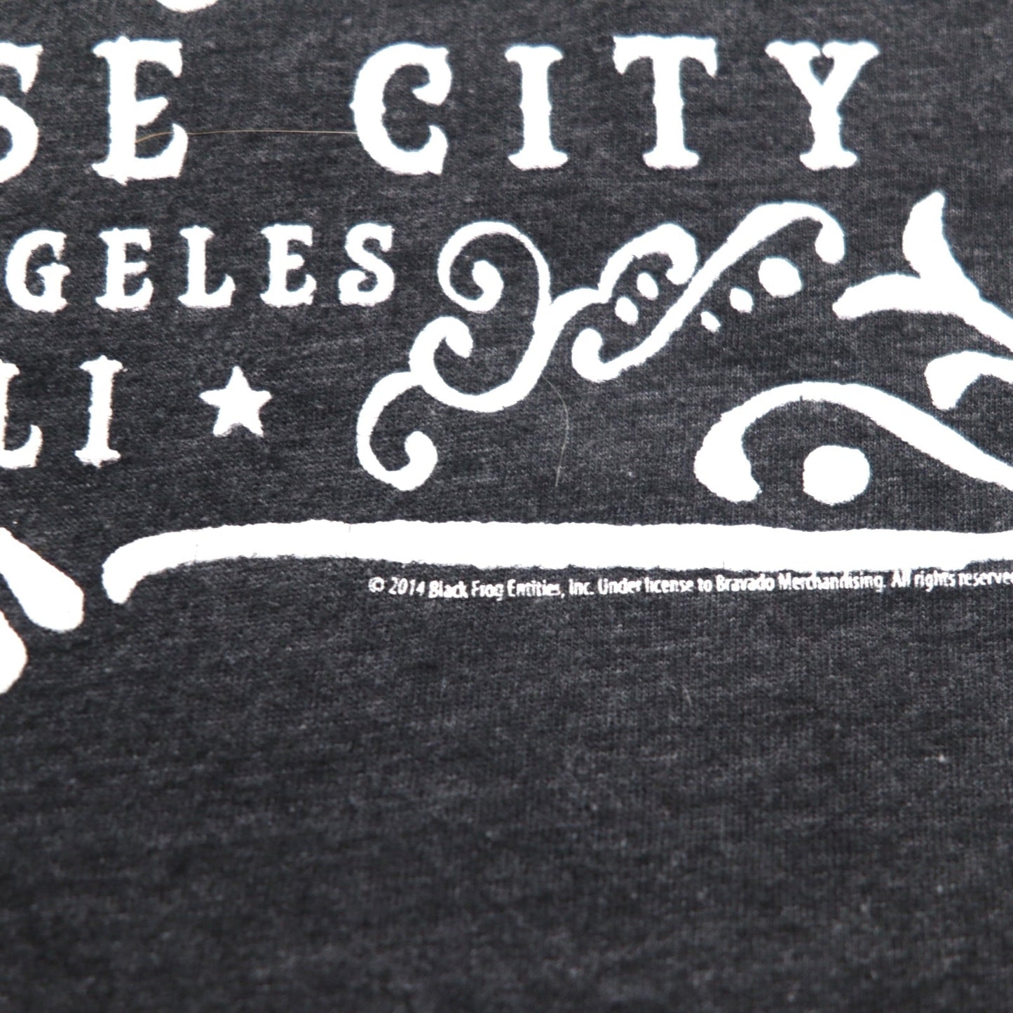 GUNS N' ROSES ガンズアンドローゼズ ロック バンド Tシャツ XL グレー コットン PARADISE CITY スカル bravado メキシコ製