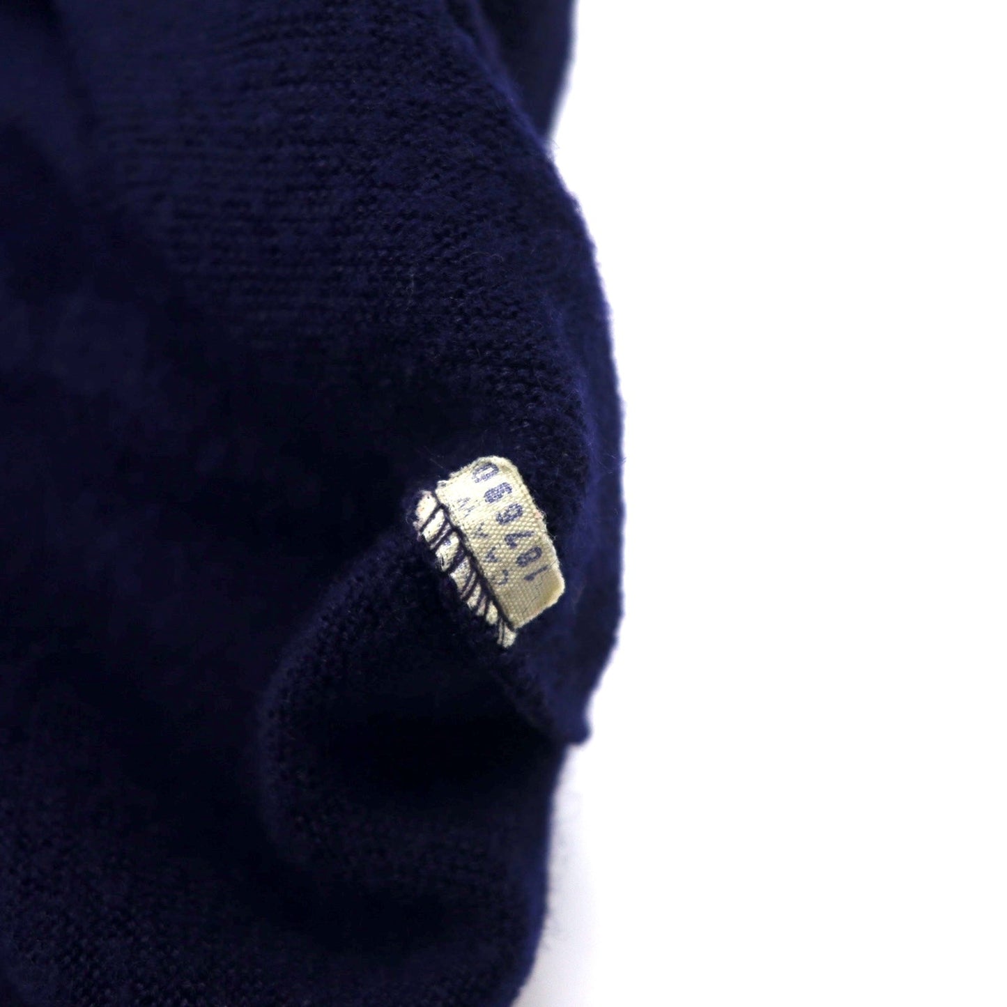 JC Penney 80年代 Vネック アクリルニット セーター L ネイビー The Fox Sweater