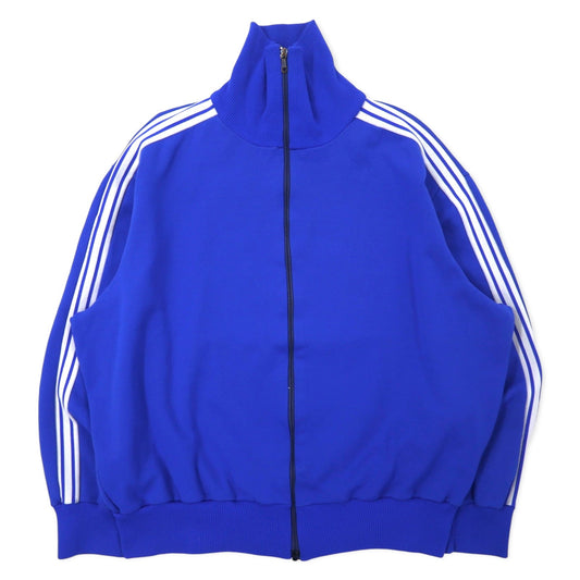 adidas 旧ユーゴスラビア製 70年代 トラックジャケット ジャージ 5 ブルー ポリエステル 3ストライプス
