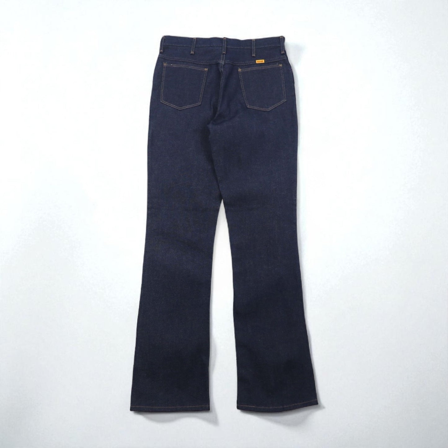 RUSTLER ( Wrangler ) 90年代 リジッド フレア デニムパンツ ジーンズ L インディゴ ブーツカット 87620NV