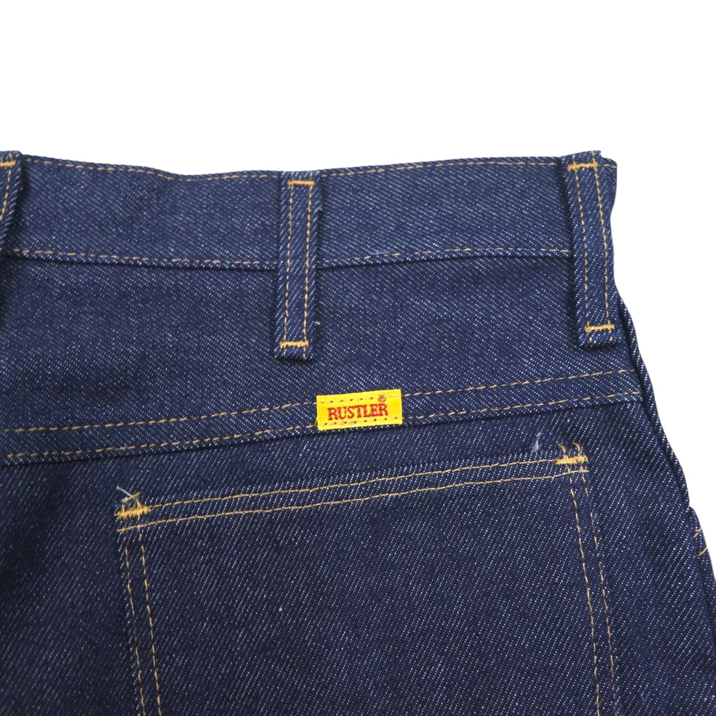RUSTLER ( Wrangler ) 90年代 リジッド フレア デニムパンツ ジーンズ L インディゴ ブーツカット 87620NV