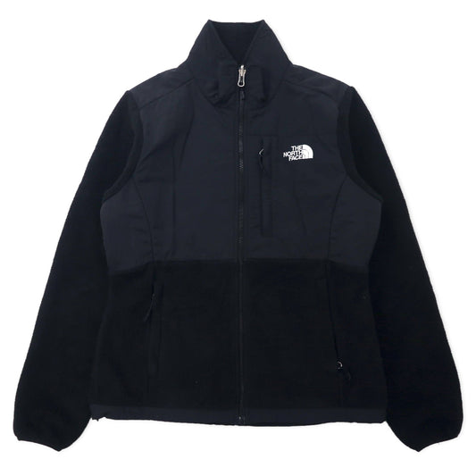 THE NORTH FACE デナリジャケット POLARTEC フリース S ブラック ポリエステル ワンポイントロゴ刺繍