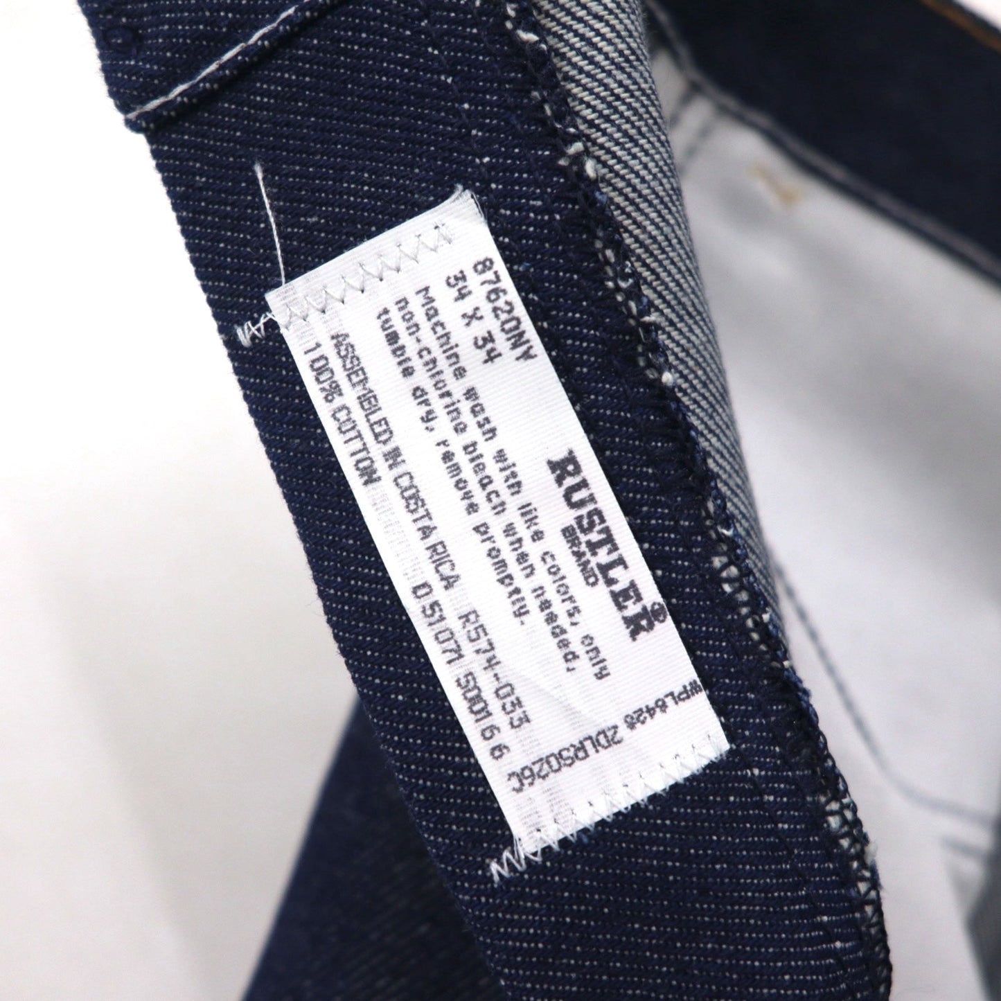 RUSTLER ( Wrangler ) 90年代 リジッド フレア デニムパンツ ジーンズ L インディゴ ブーツカット 87620NV