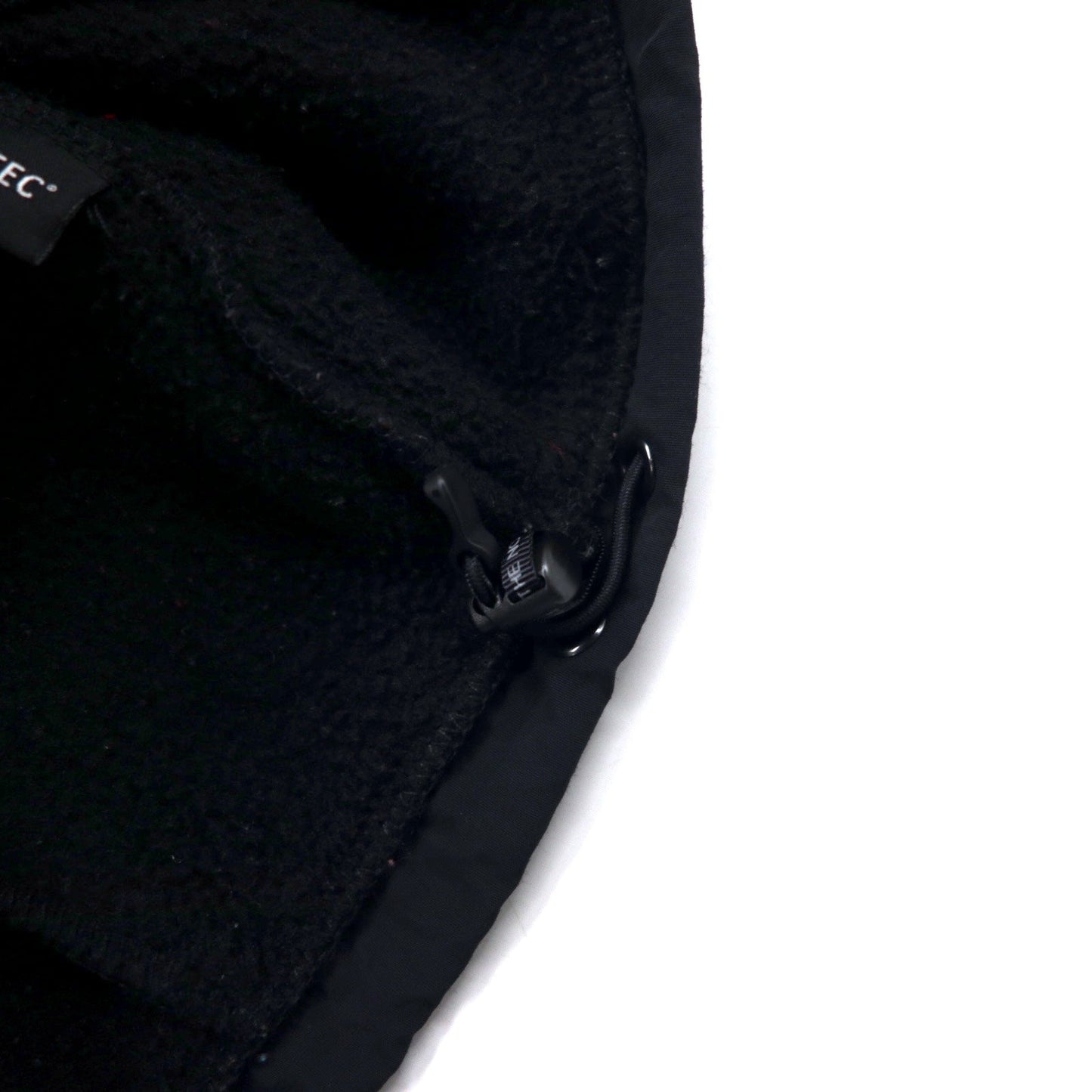 THE NORTH FACE デナリジャケット POLARTEC フリース S ブラック ポリエステル ワンポイントロゴ刺繍