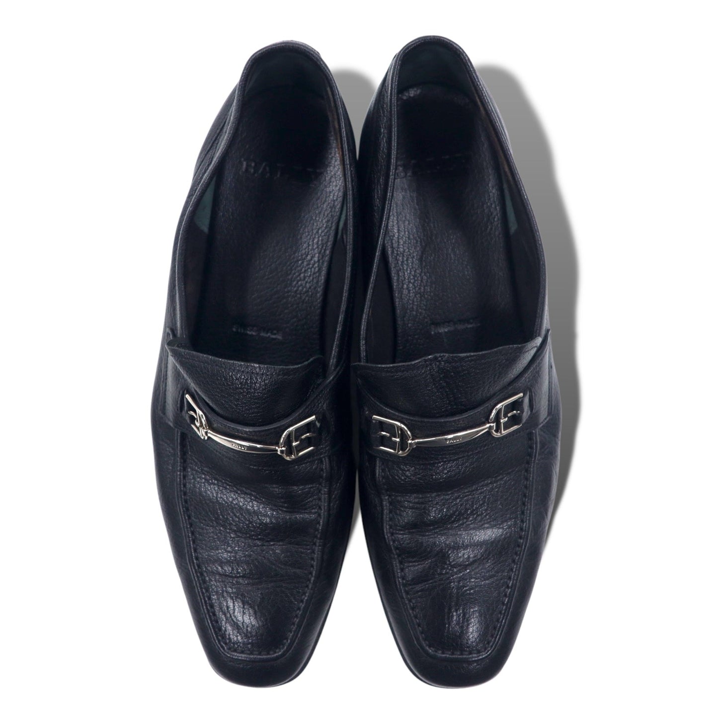 BALLY スイス製 ビットローファー 27cm ブラック レザー BRIAN