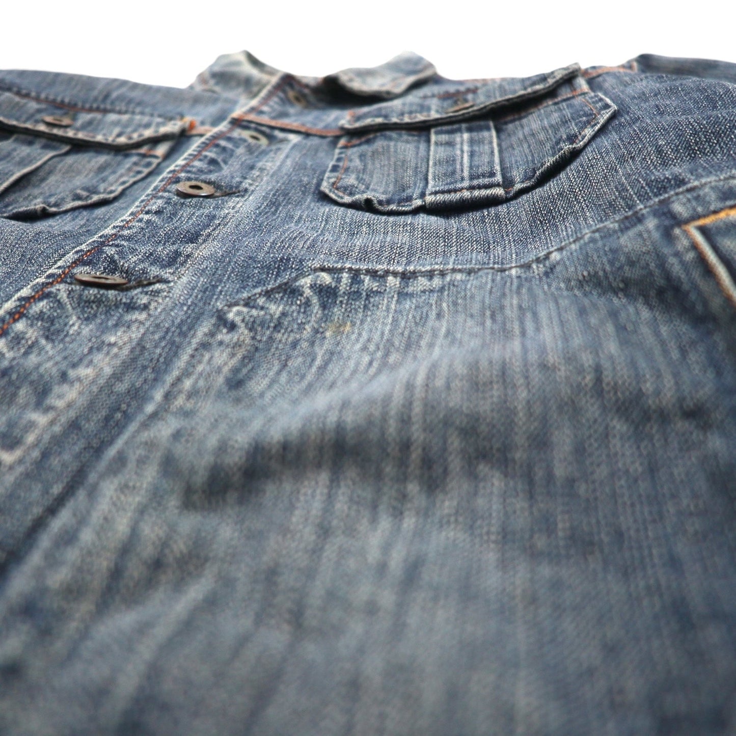 POLO JEANS ( RALPH LAUREN ) 90年代 デニムジャケット Gジャン L インディゴ GIVE JAKET 3YU18