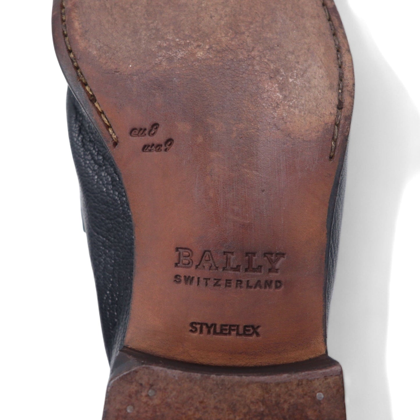 BALLY スイス製 ビットローファー 27cm ブラック レザー BRIAN