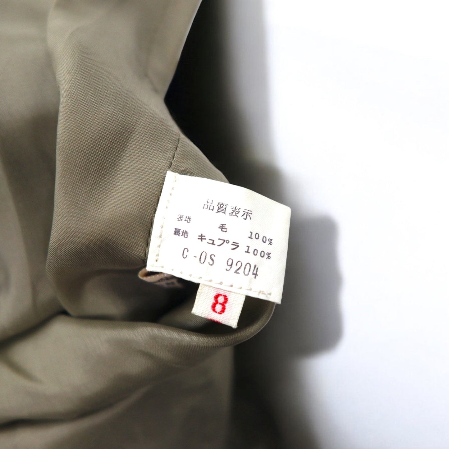 GIVENCHY 80年代 オールド プリーツスカート M ブラウン チェック ウール 日本製