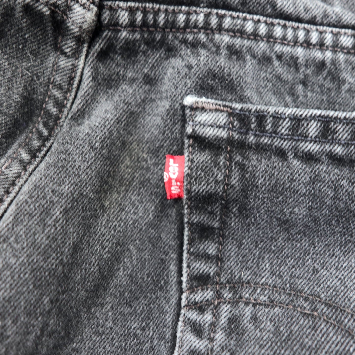 Levi's 90年代 550 ワイド バギー テーパード デニムパンツ 38 ブラック 550-4891 リラックスフィット RELAXED FIT