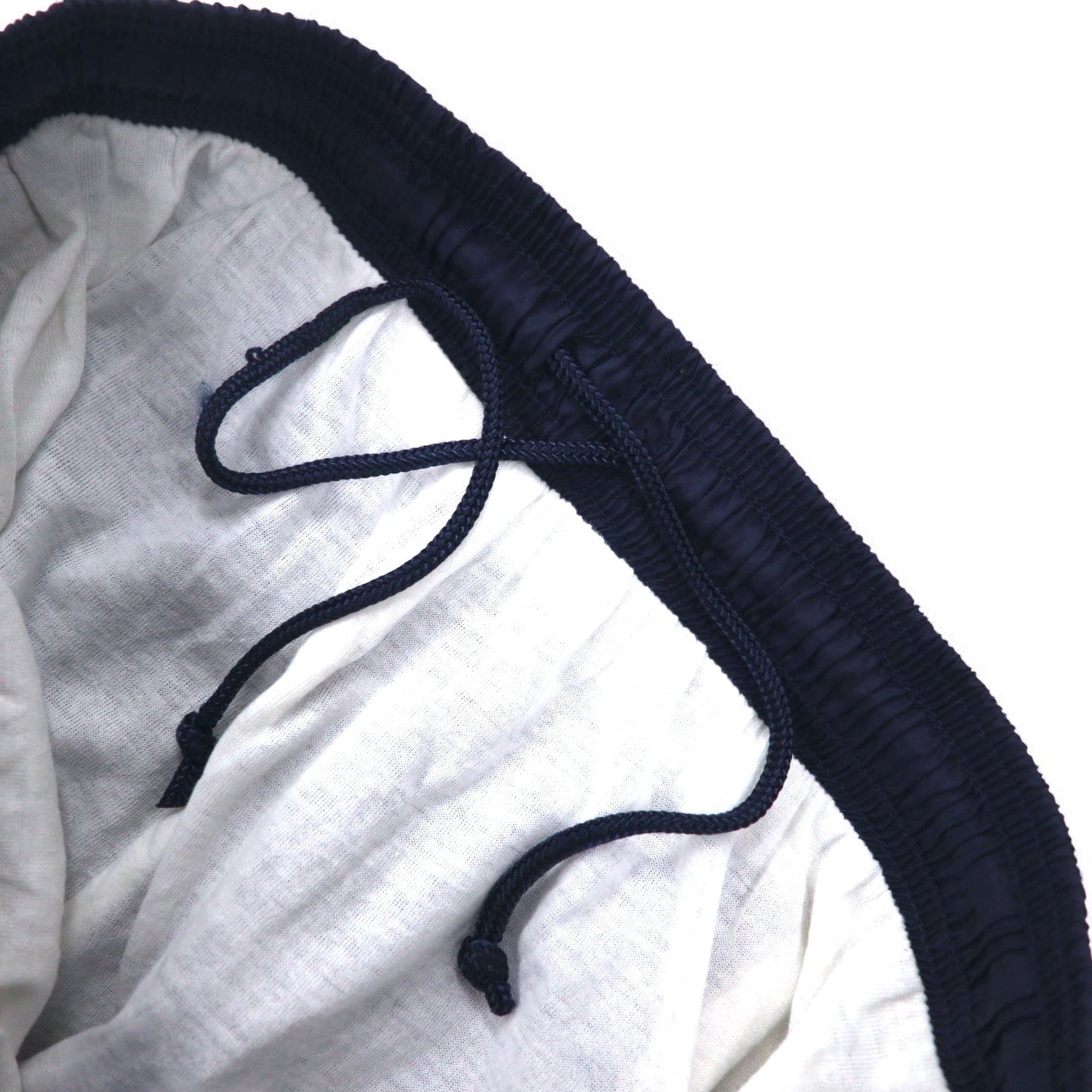 Reebok 90年代 ナイロン トラックパンツ ジャージ L ネイビー ベクターロゴ刺繍 スリット 裾ジップ