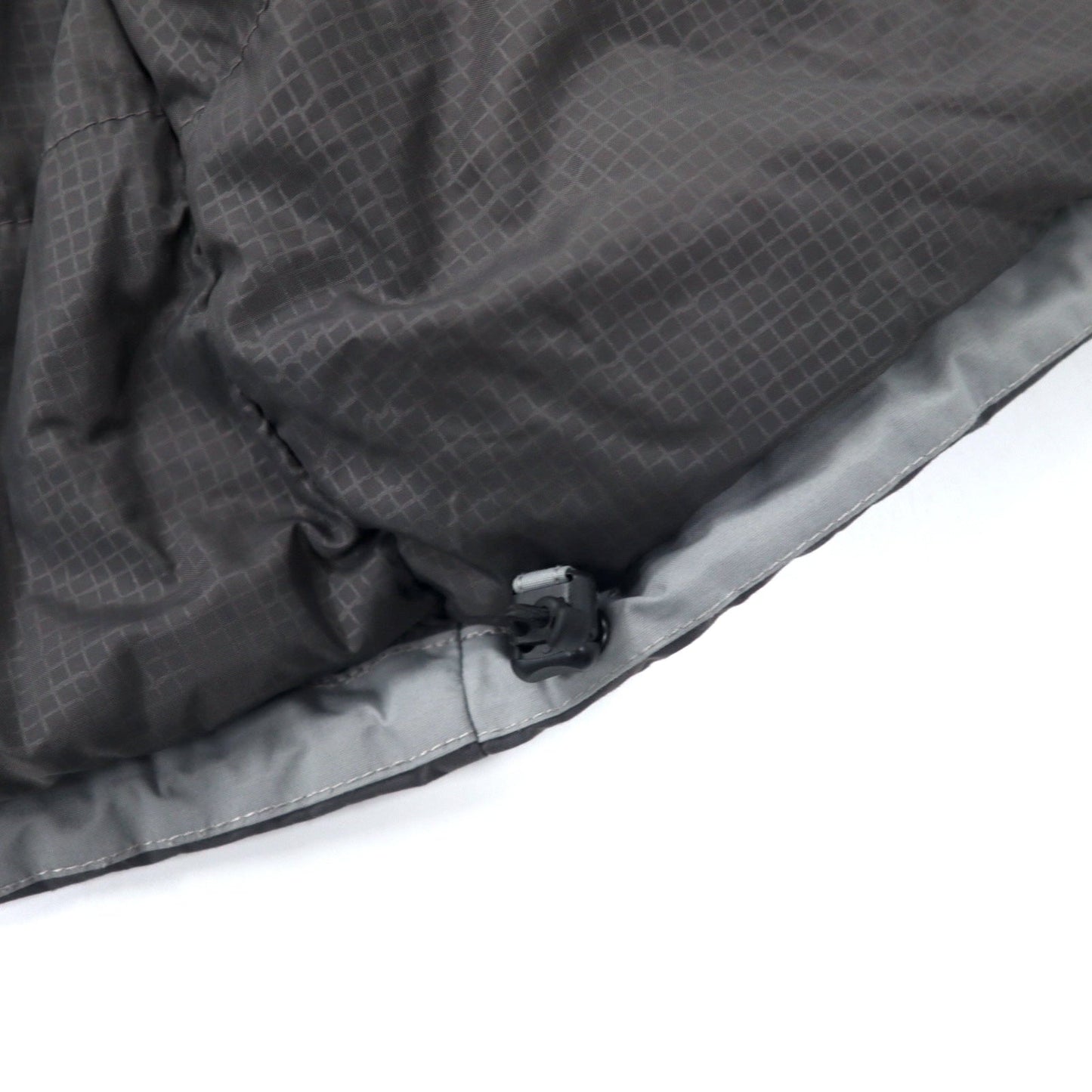 Columbia パディングジャケット XXL グレー ナイロン 防水 中綿 フード収納式 ビッグサイズ XM4352