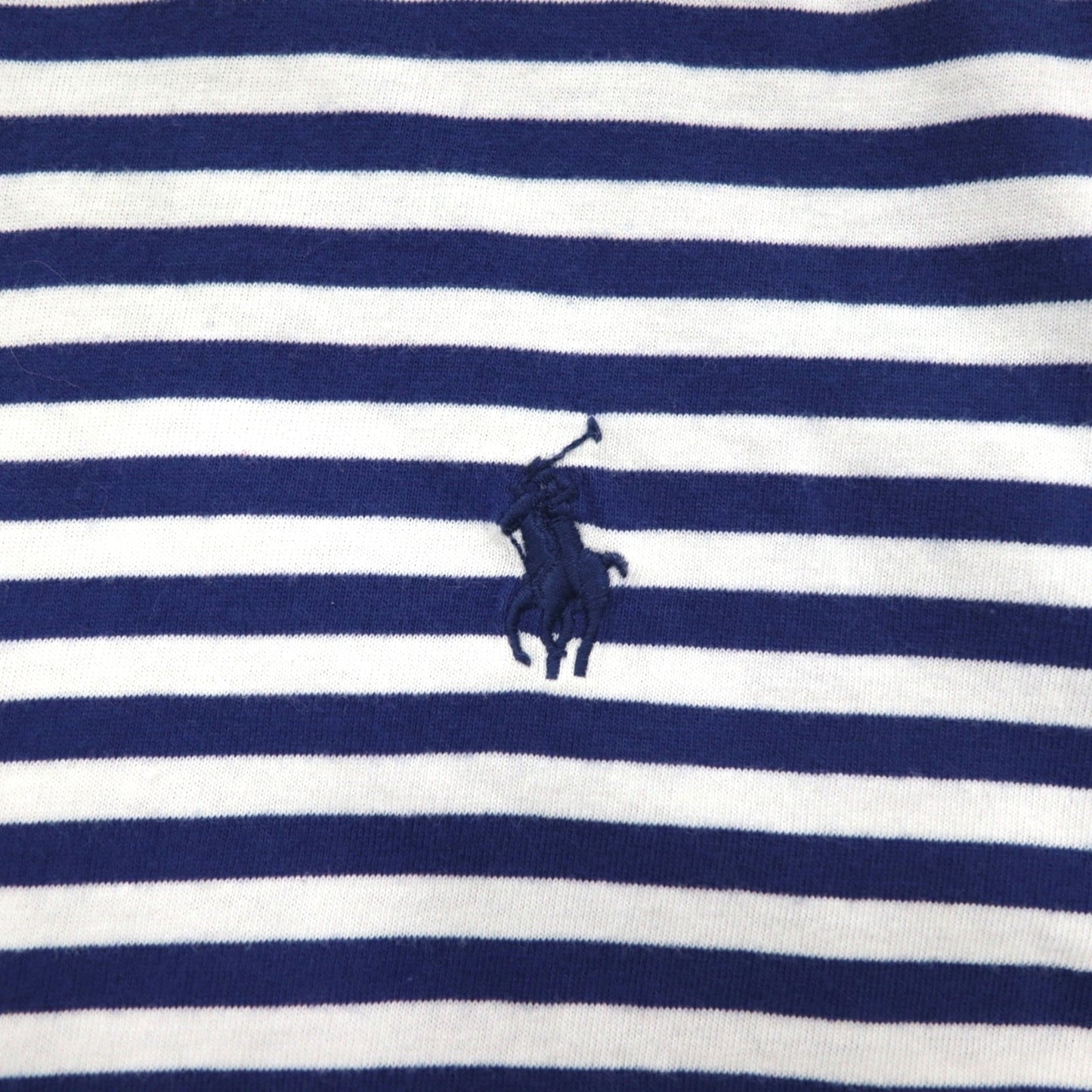 POLO RALPH LAUREN ボーダー Tシャツ L ネイビー ホワイト コットン スモールポニー刺繍
