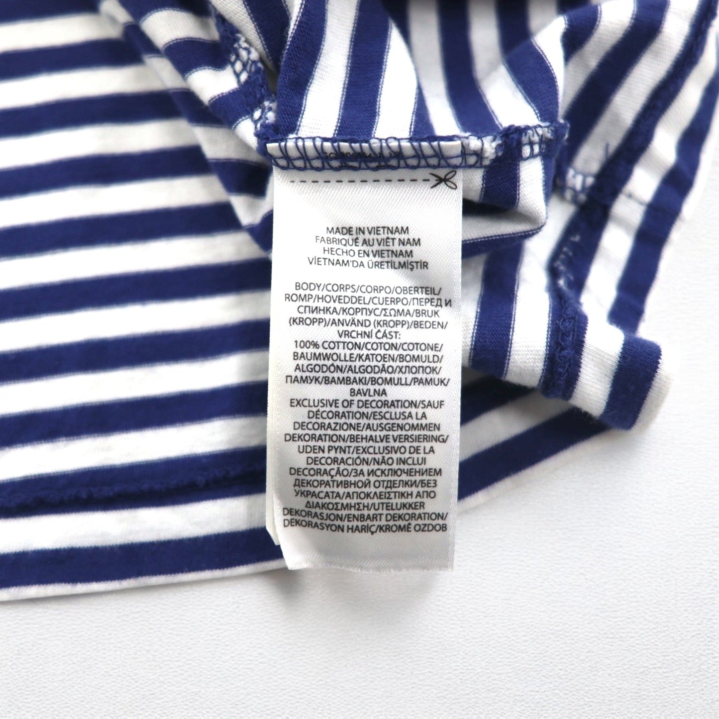 POLO RALPH LAUREN ボーダー Tシャツ L ネイビー ホワイト コットン スモールポニー刺繍