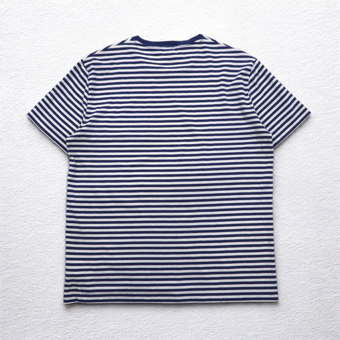 POLO RALPH LAUREN ボーダー Tシャツ L ネイビー ホワイト コットン スモールポニー刺繍