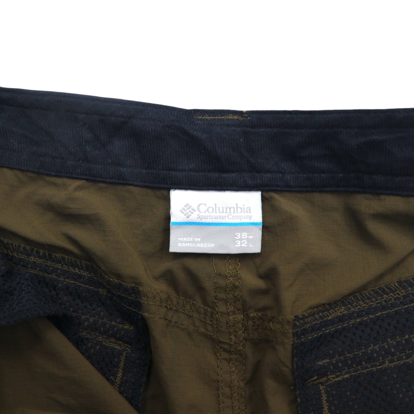 Columbia タイタニウム 2WAY コンバーチブル クライミングパンツ ショートパンツ L ブラウン ベルト付き Silver Ridge Pantalon AM8004