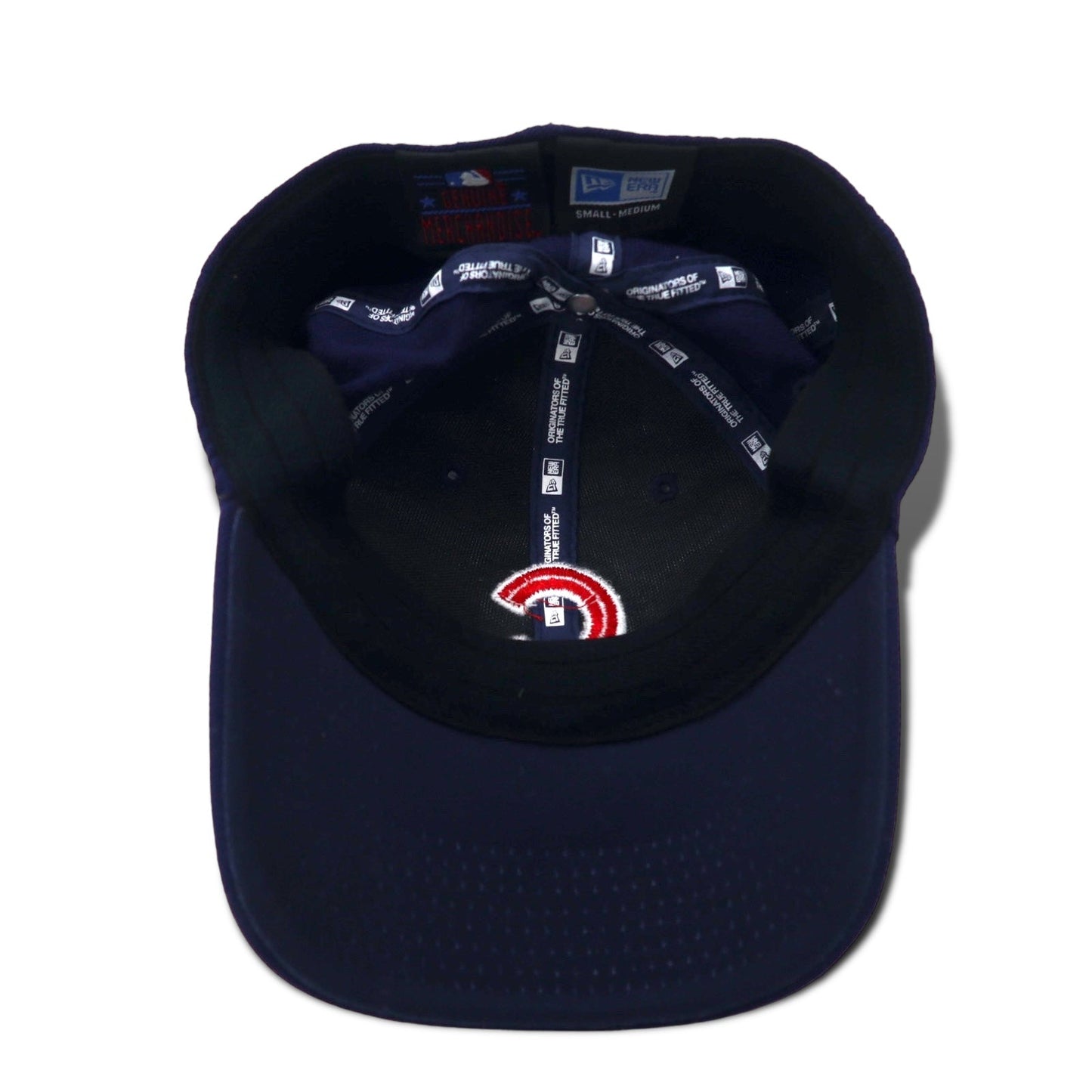 NEW ERA ベースボールキャップ S/M ネイビー ウール MLB CUBS