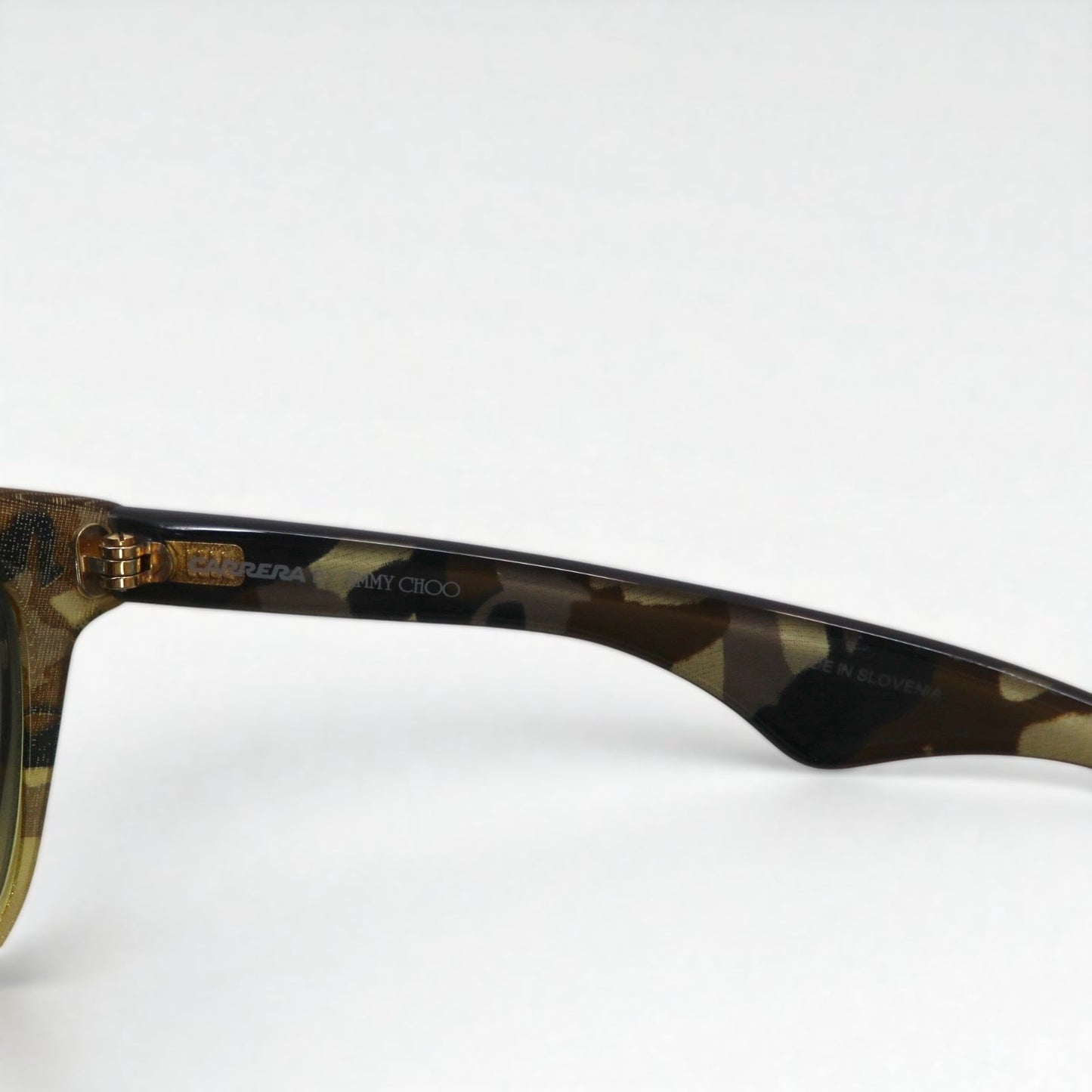 CARERRA BY JIMMY CHOO ウェリントン サングラス ブラウン カモフラ OHBIC 50-23 145 スロベニア製