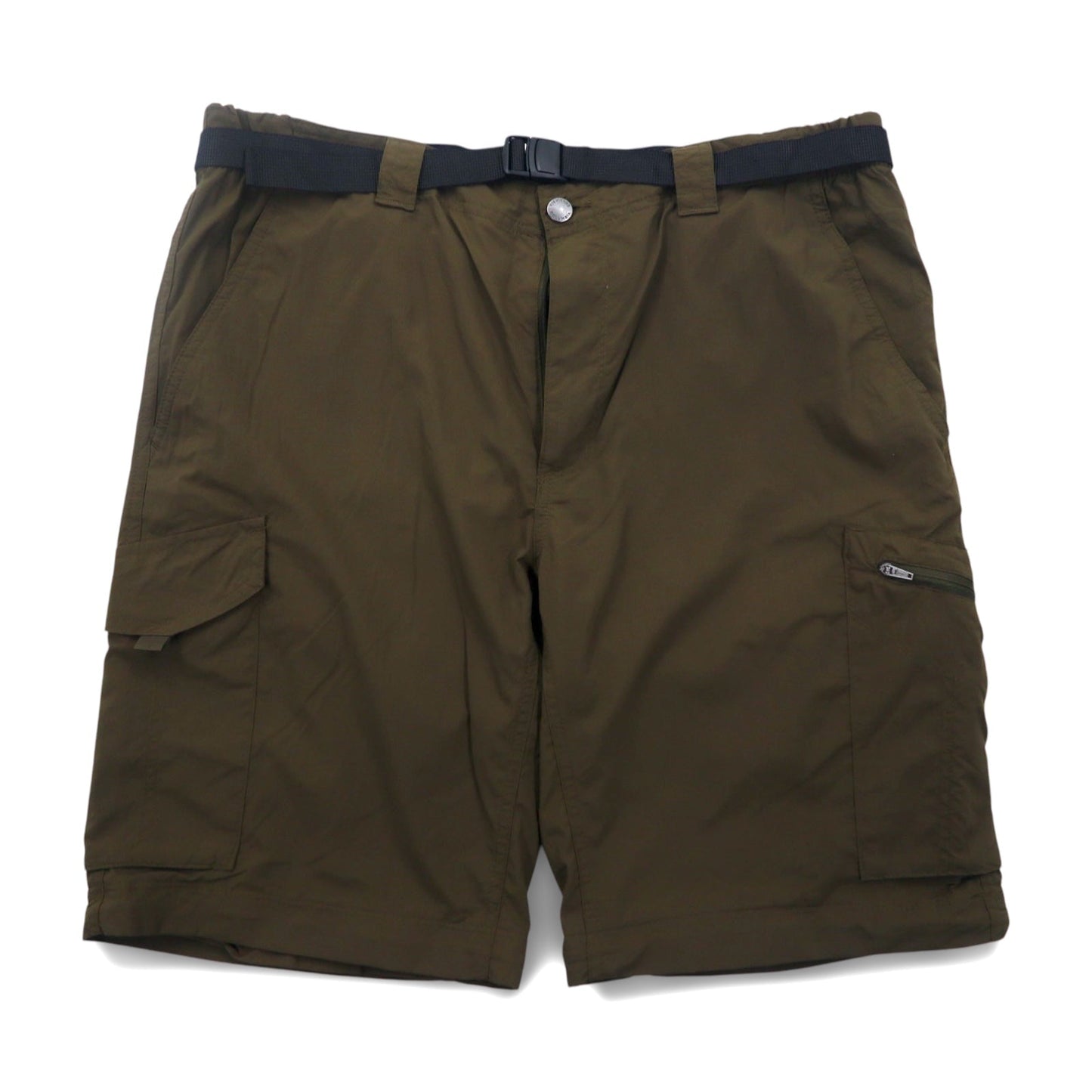 Columbia タイタニウム 2WAY コンバーチブル クライミングパンツ ショートパンツ L ブラウン ベルト付き Silver Ridge Pantalon AM8004
