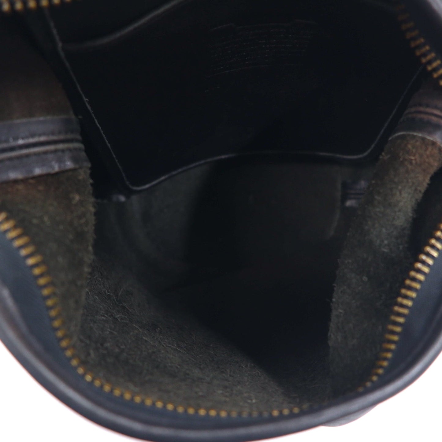 COACH オールドコーチ USA製 バケツ型 ショルダーバッグ ブラック レザー 9953