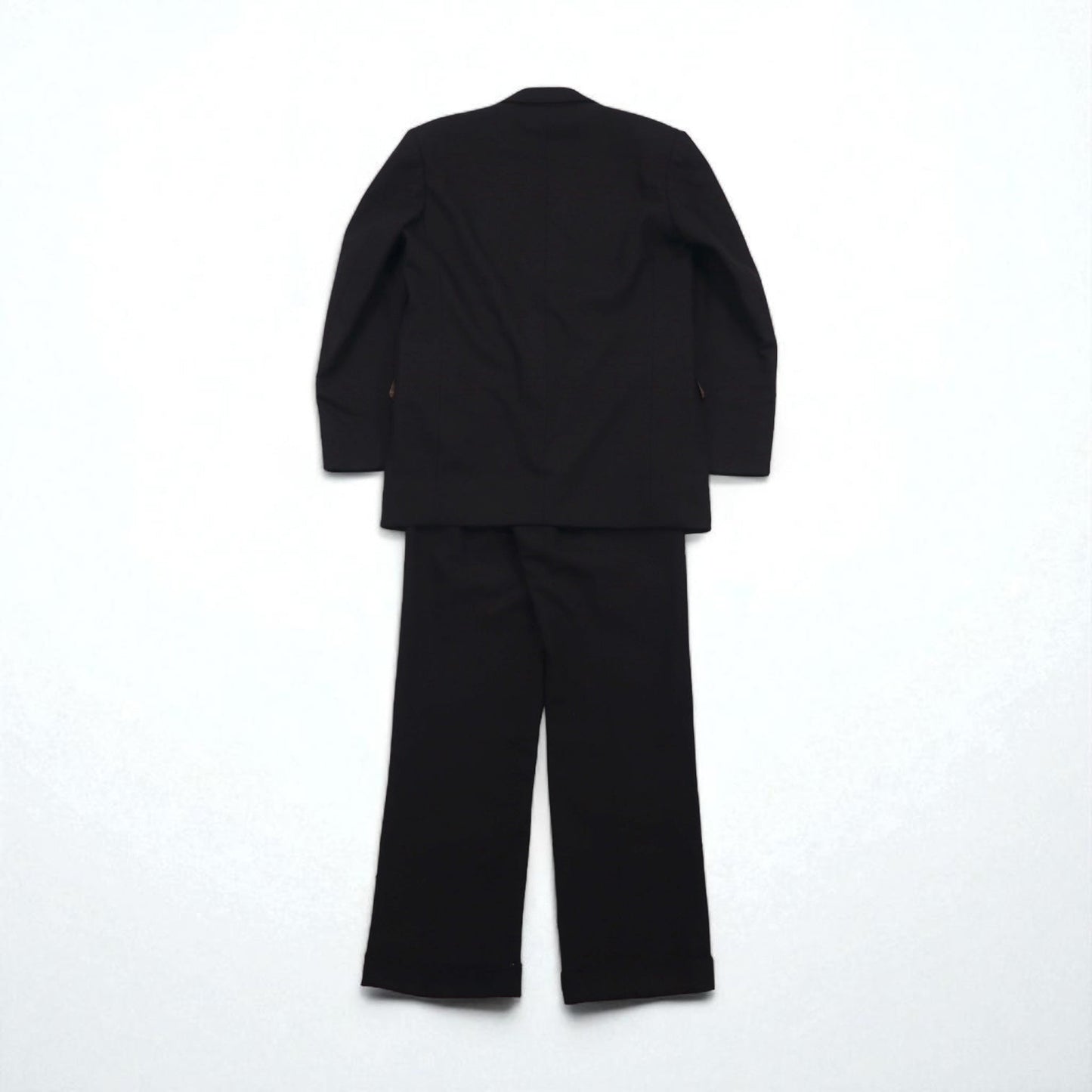 80s Japan Vintage 2-Piece Suits Ando 80年代 日本製 セットアップ スーツ L ブラウン ウール
