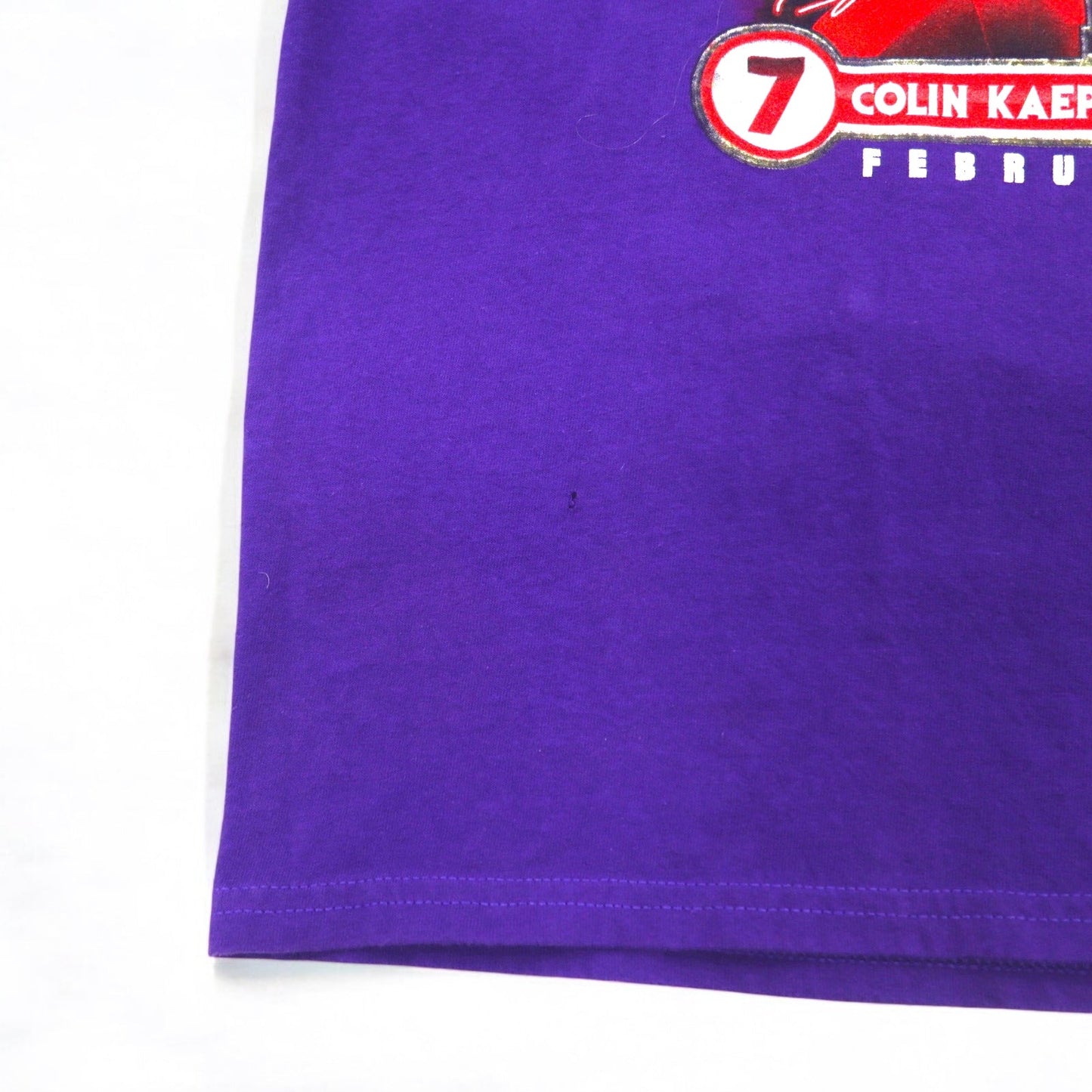 GILDAN ロングスリーブTシャツ ロンT XL パープル コットン NFL BATTLE OF THE BAYS