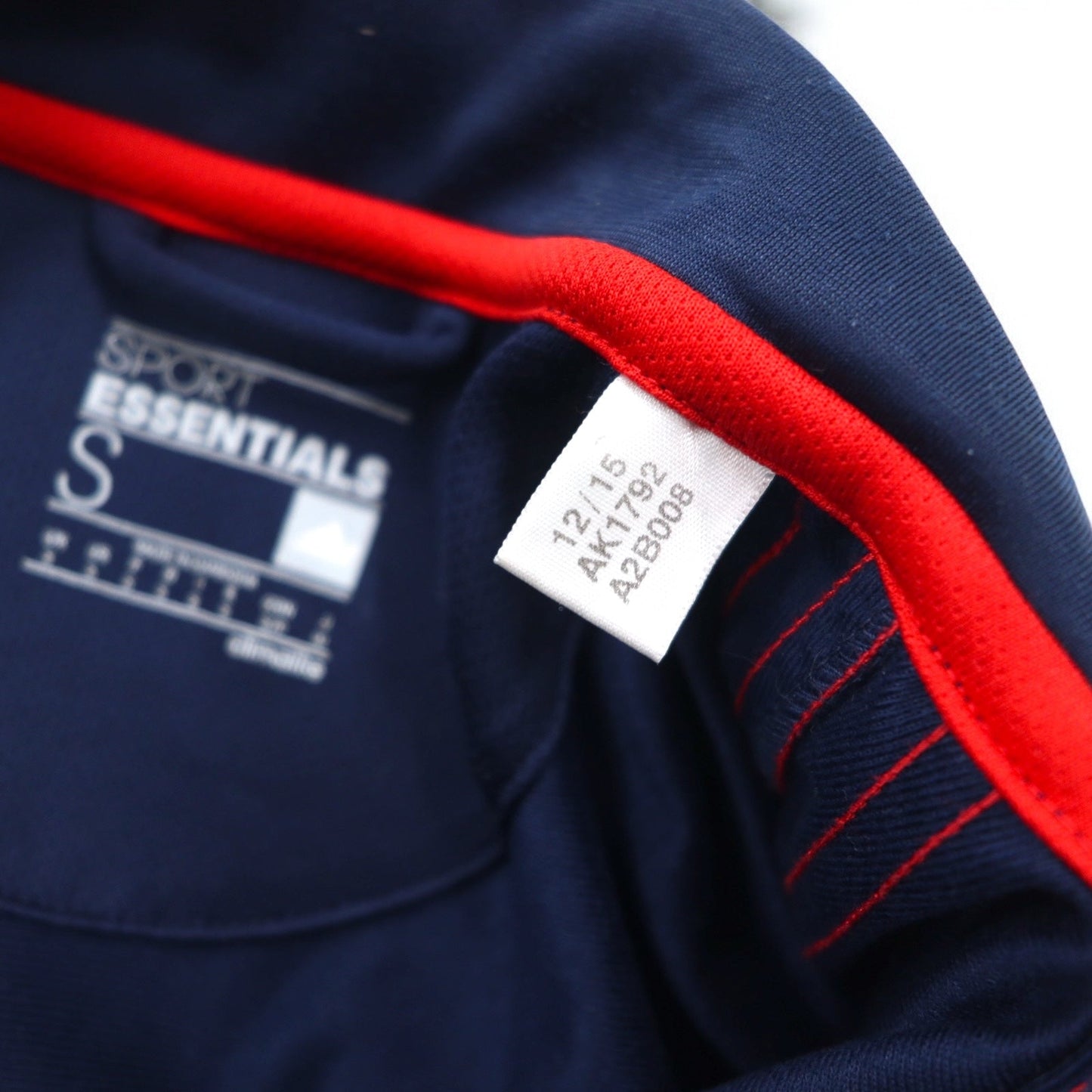 adidas SPORT ESSENTIAL 3ストライプ トラックジャケット ジャージ M ネイビー CLIMALITE クライマライト