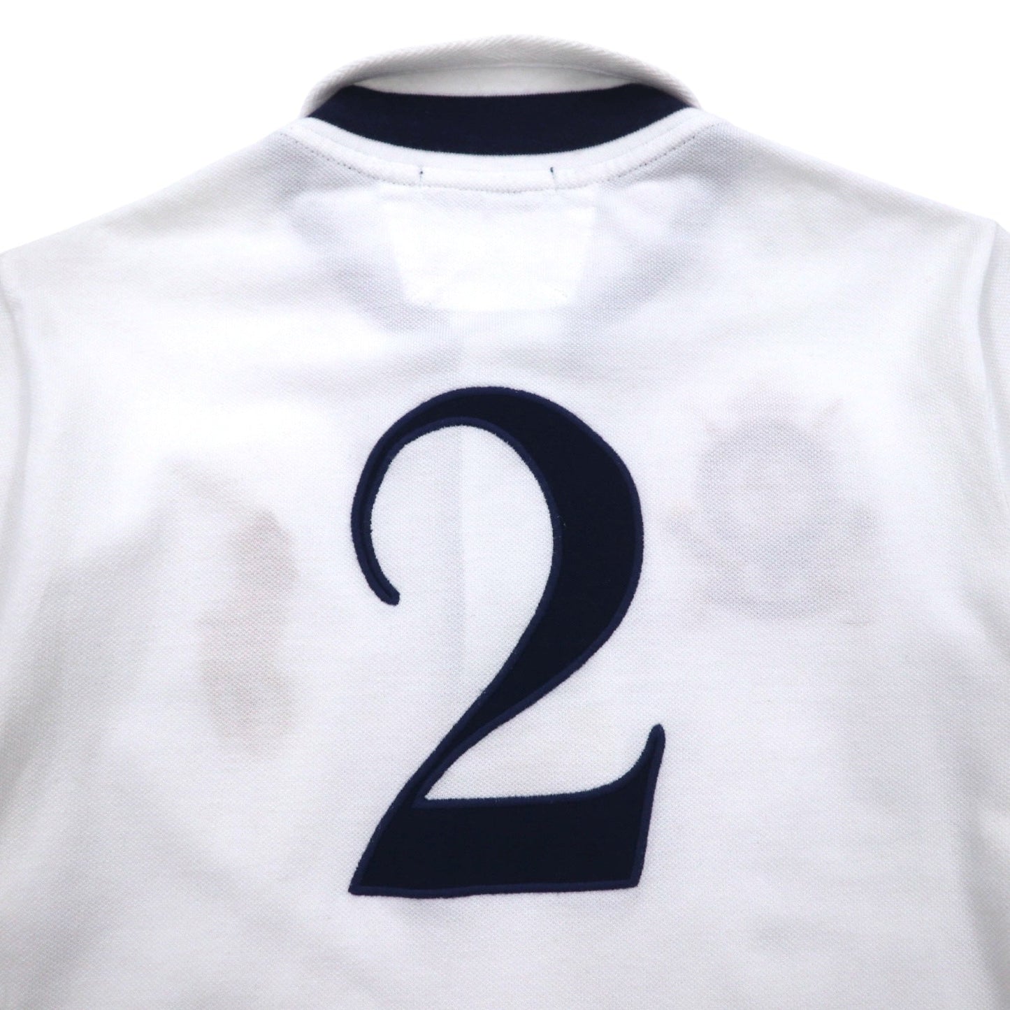 RALPH LAUREN ビッグポニー ラガーシャツ L ホワイト ナンバリング R.L COUNTRY RIDERS & JOCKEY CLUB