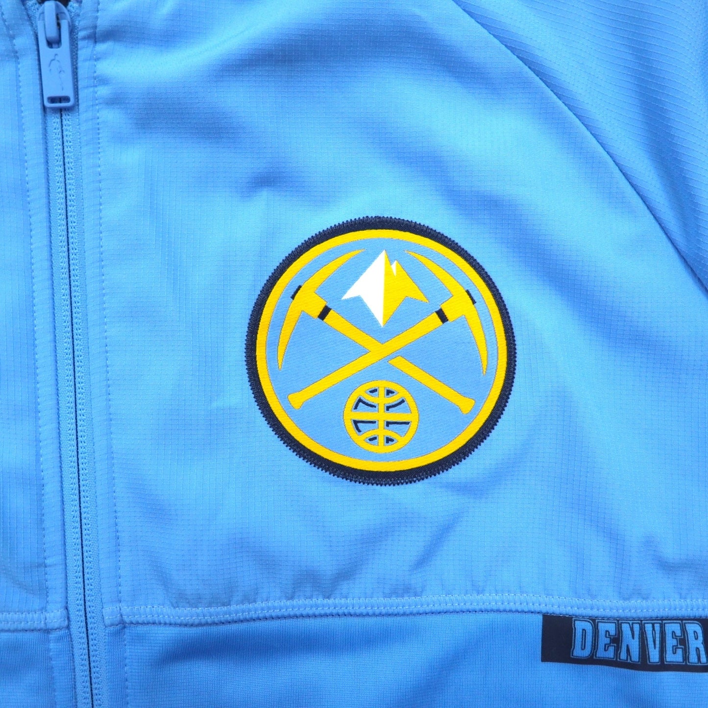 adidas × NBA トラックジャケット ジャージ 4XO ブルー DENVER NUGGETS バックプリント BK7610