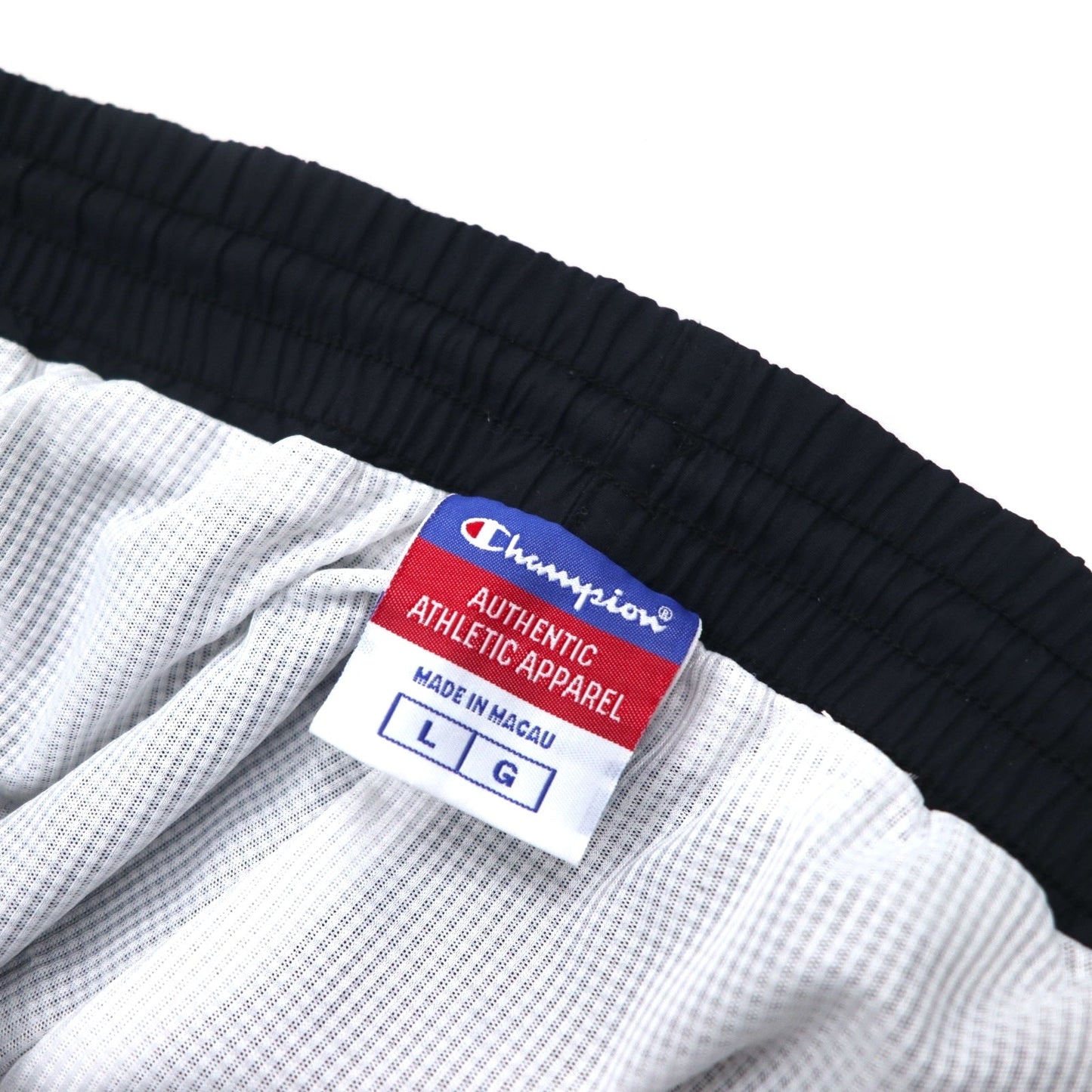 Champion 90年代 カーゴ トラックパンツ ジャージ L ブラック サイドライン ポケット 3色タグ