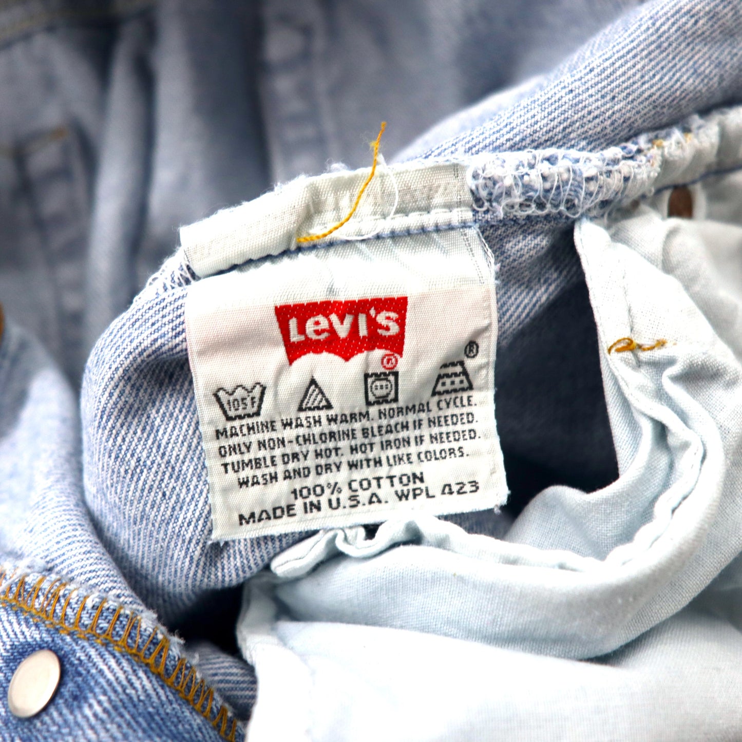 USA製 Levi's 501 90年代 デニムパンツ 36 ブルー アイスウォッシュ ボタン裏553 501-0134