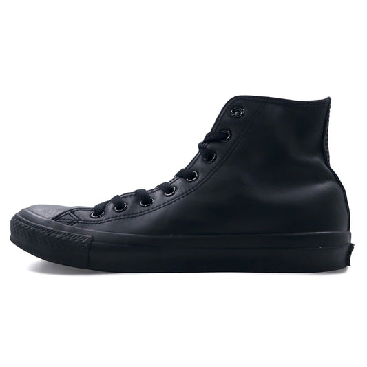 CONVERSE レザー オールスター LEA ALL STAR HI ハイカット スニーカー 27.5cm ブラック 1C075