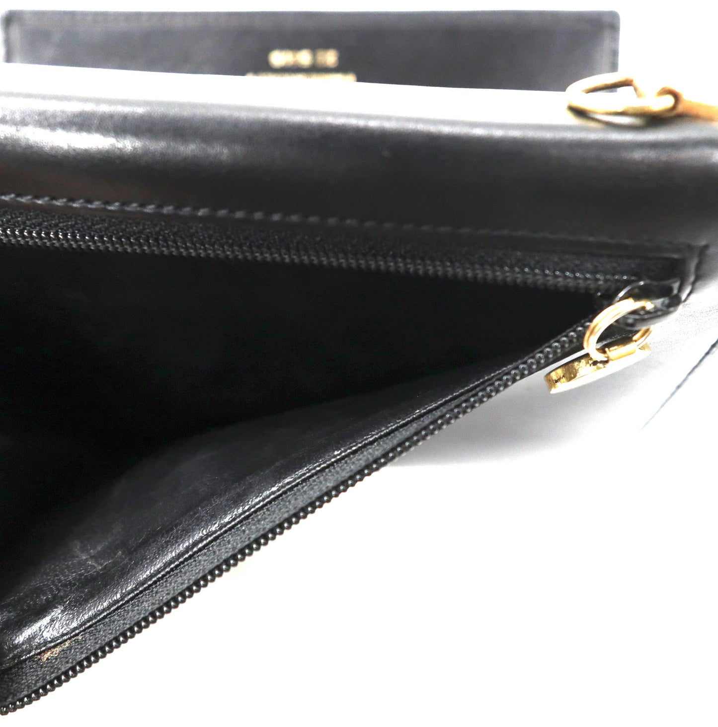 Salvatore Ferragamo 長財布 ショルダーストラップ付属 ブラック レザー 22 5619 ヴァラリボン イタリア製