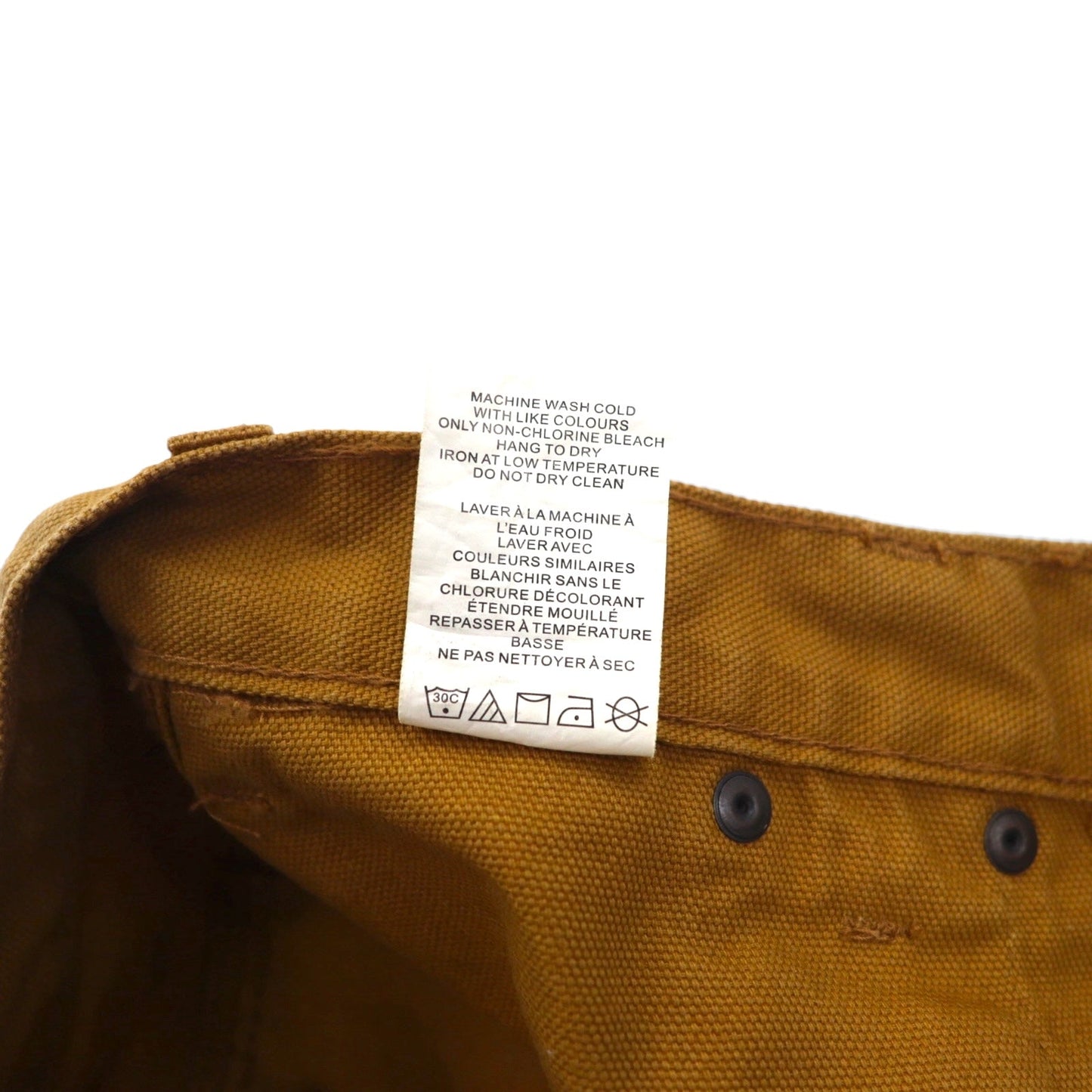 Dickies ダブルニー ダック ペインターパンツ M キャメル ブラウン コットン G4586BD
