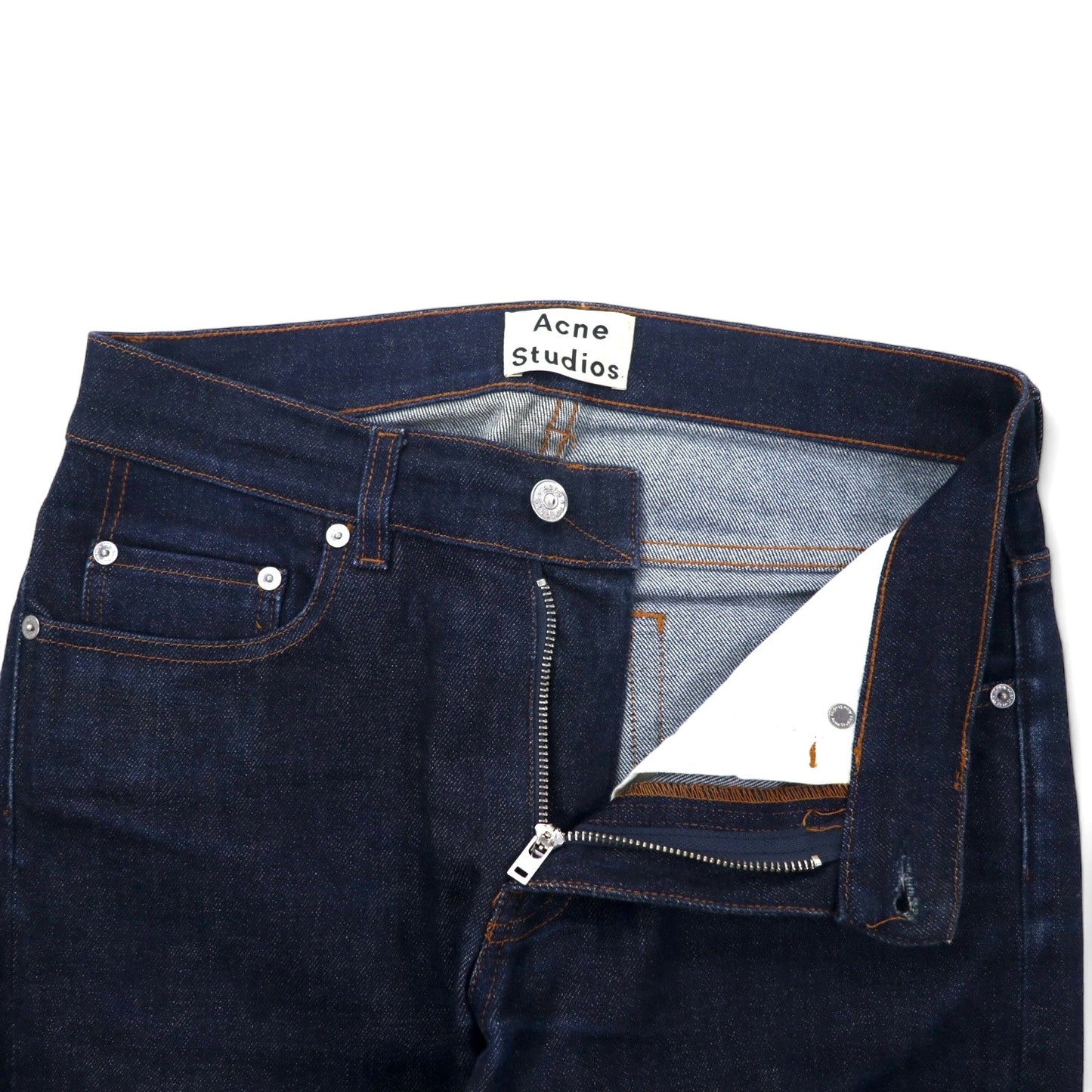 Acne Studios イタリア製 リジッド デニムパンツ スキニー ジーンズ 29 ブルー コットン ストレッチ ACE STR RW