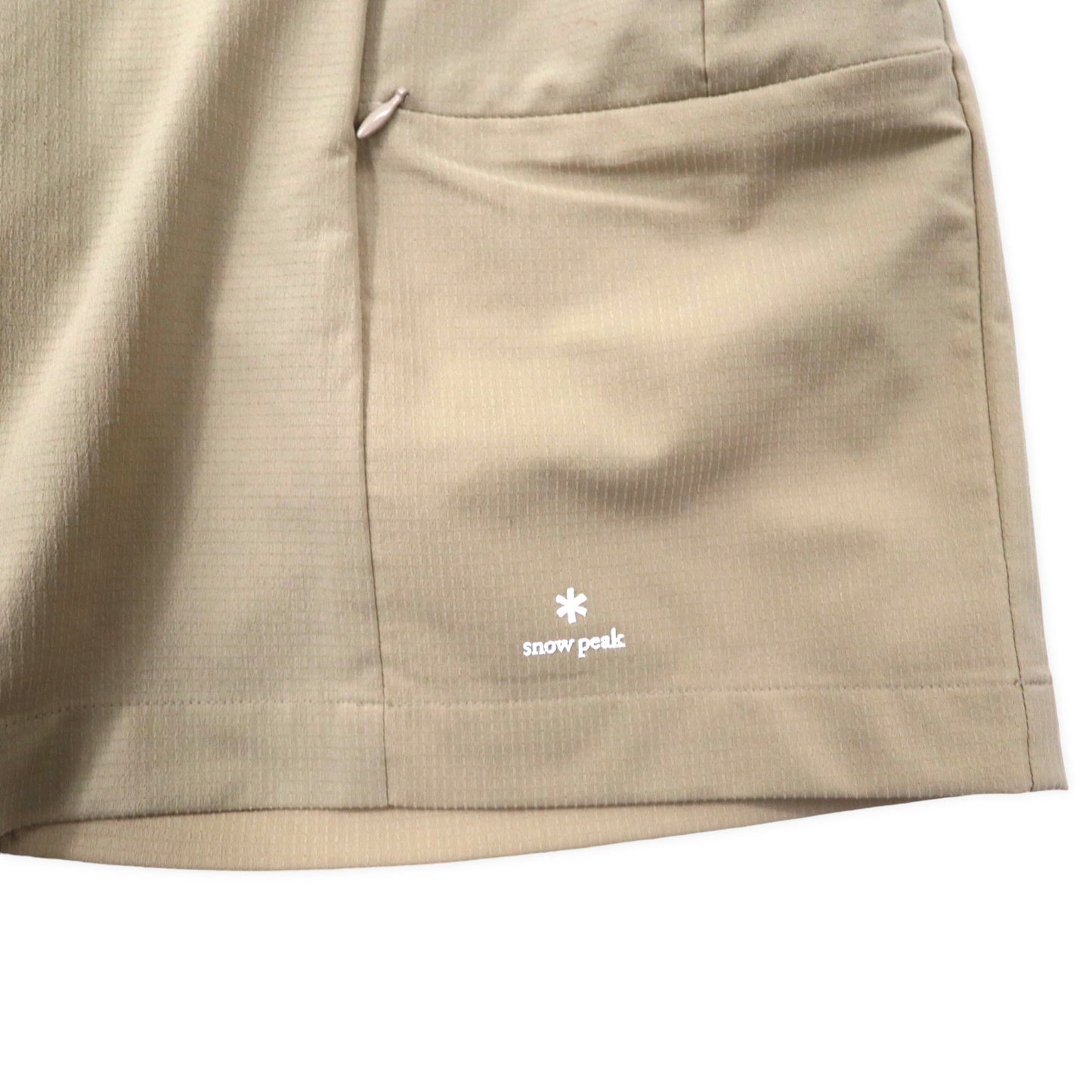 snow peak ドットエア ショーツ ショートパンツ S ベージュ ポリエステル ストレッチ BEAUTY & YOUTH 別注 BY DOT AIR SRTS UA-PA-21SU00102BG 未使用品