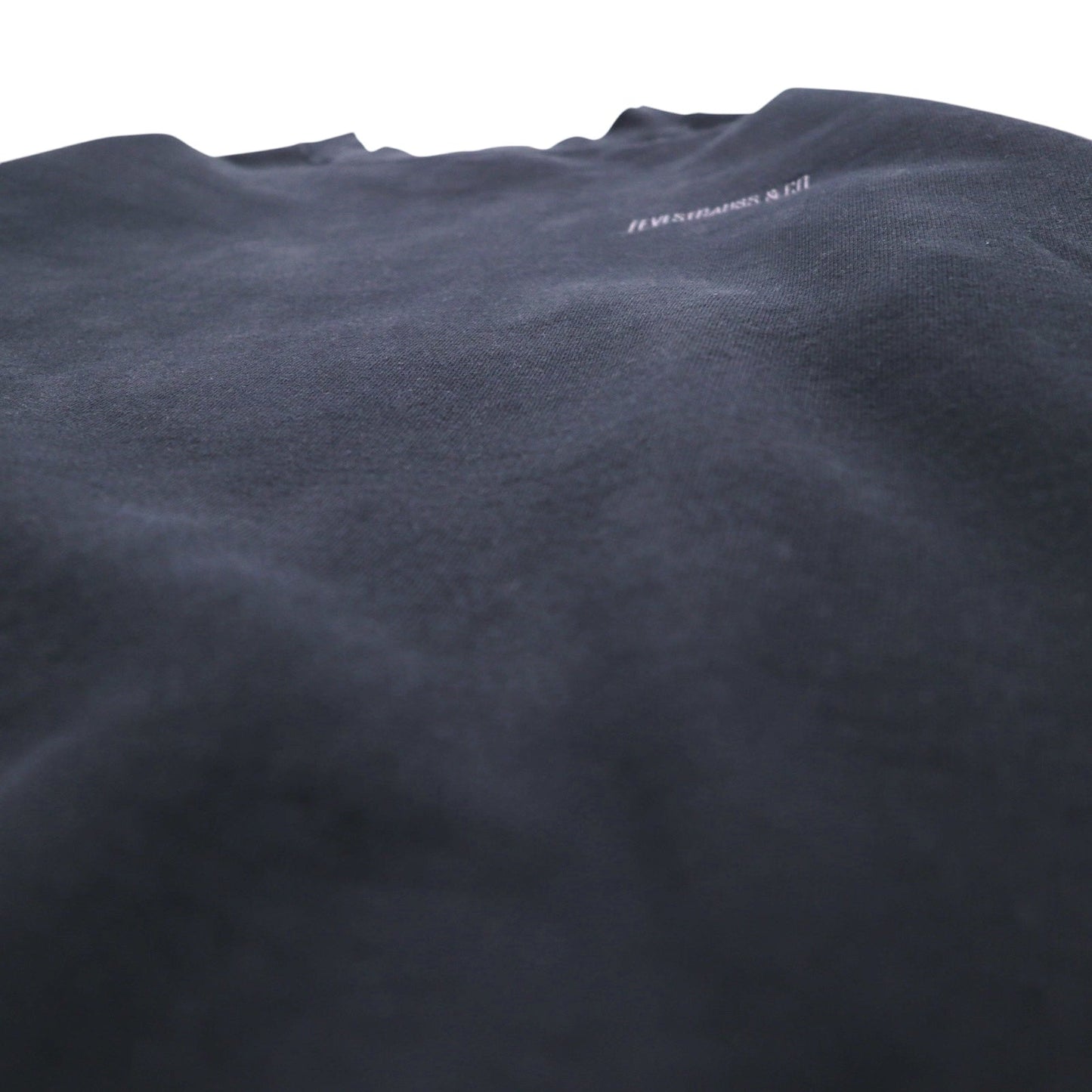 Levi's 90年代 USA製 ヘビーウェイト スウェット M ブラック コットン ワンポイントロゴ刺繍