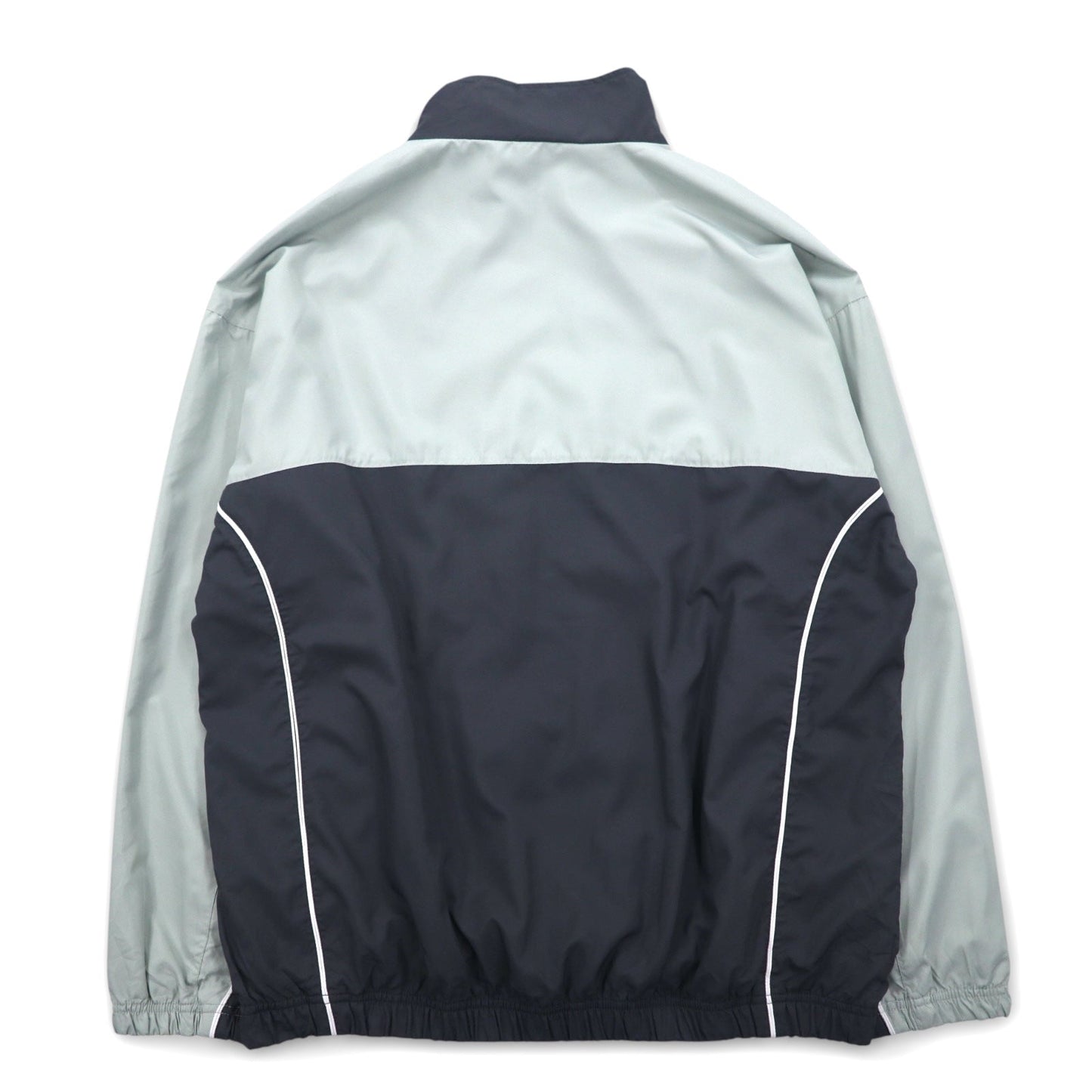 reebok 00年代 トラックジャケット ジャージ XL グレー メッシュライナー ワンポイントロゴ