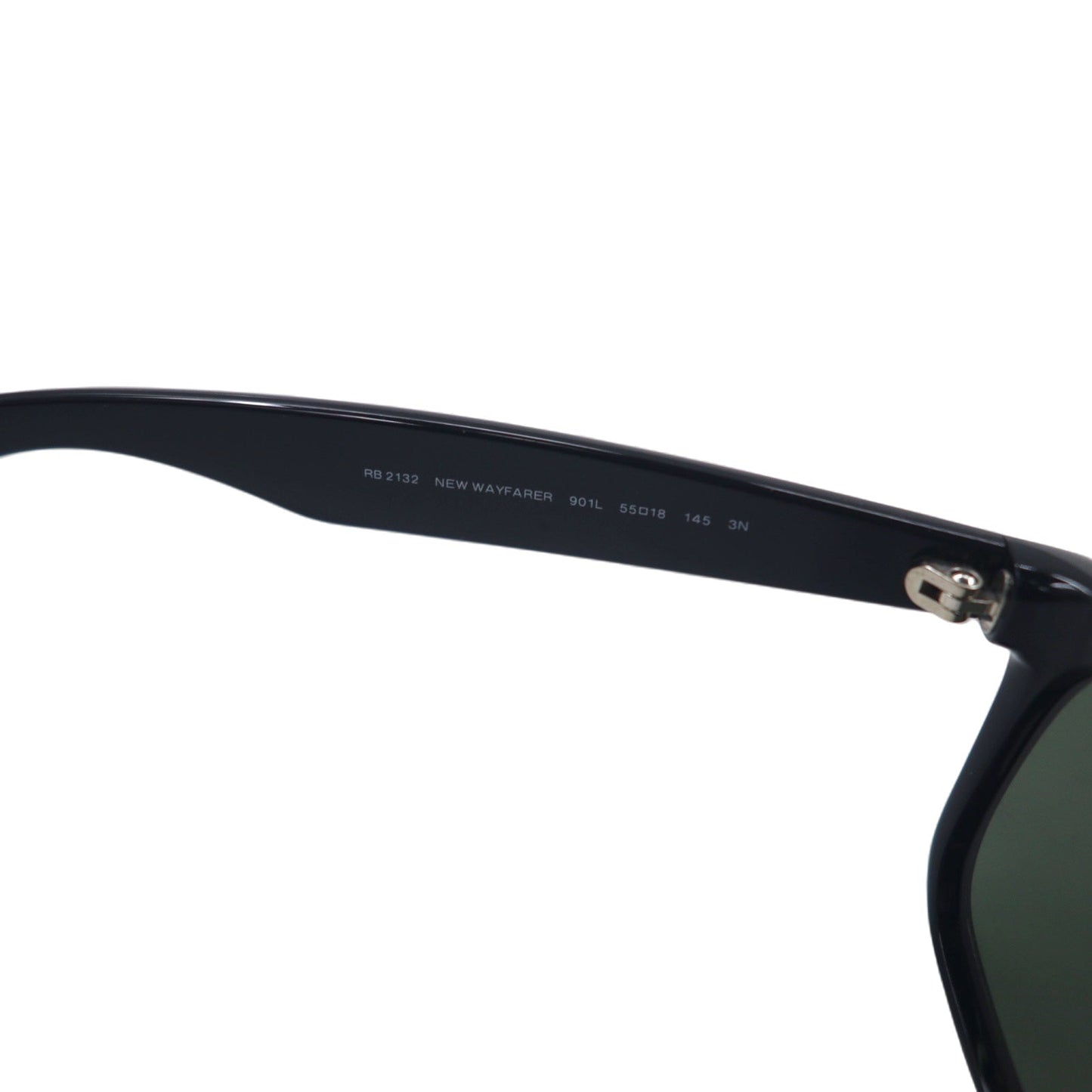 Ray-Ban イタリア製 ニューウェイファーラー サングラス ウェリントン ブラック 901L 55◻︎18 145 3N NEW WAYFARER RB2132