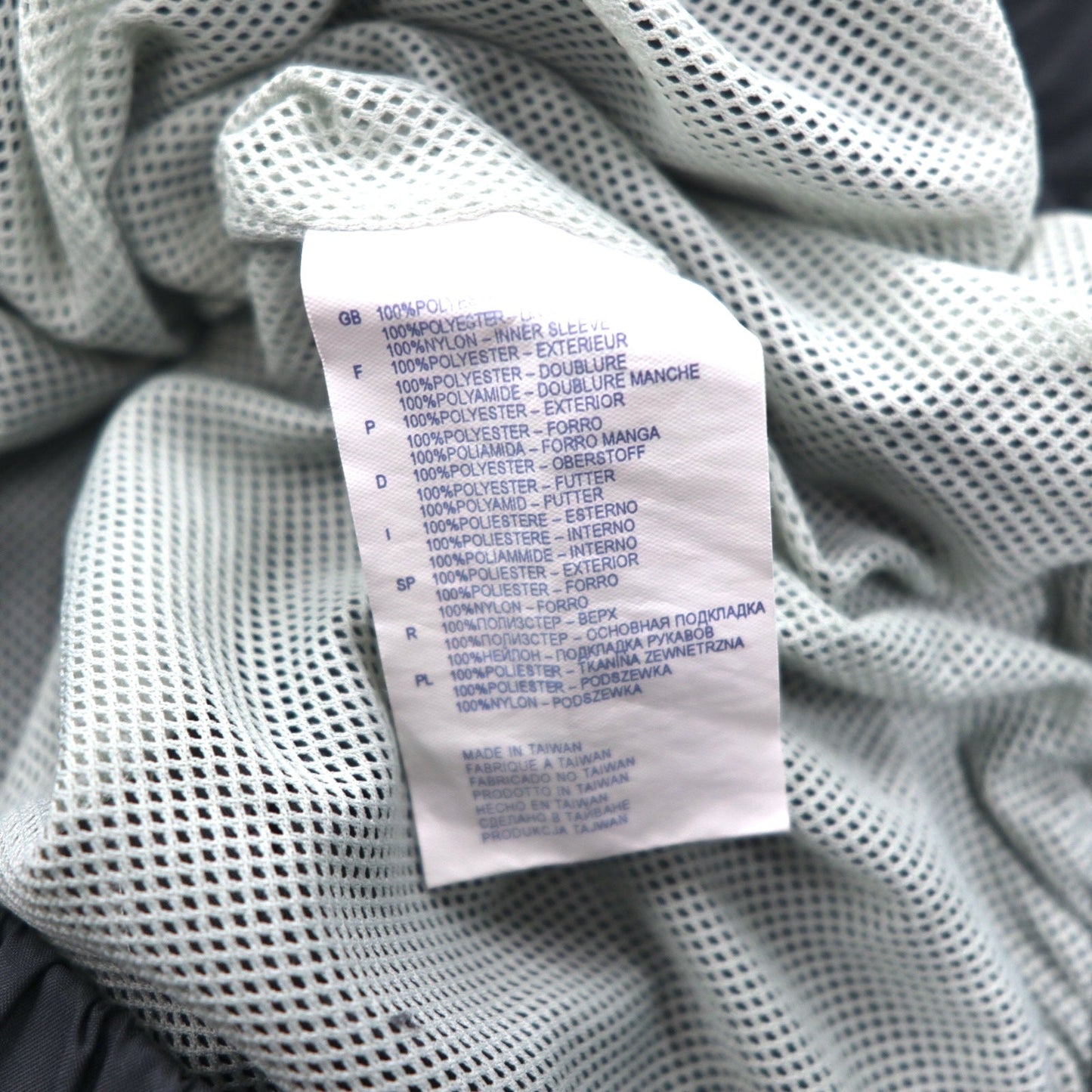 reebok 00年代 トラックジャケット ジャージ XL グレー メッシュライナー ワンポイントロゴ