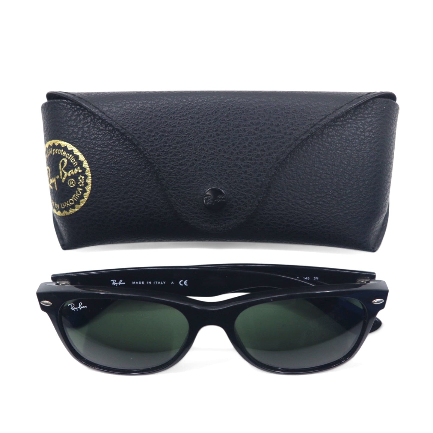 Ray-Ban イタリア製 ニューウェイファーラー サングラス ウェリントン ブラック 901L 55◻︎18 145 3N NEW WAYFARER RB2132