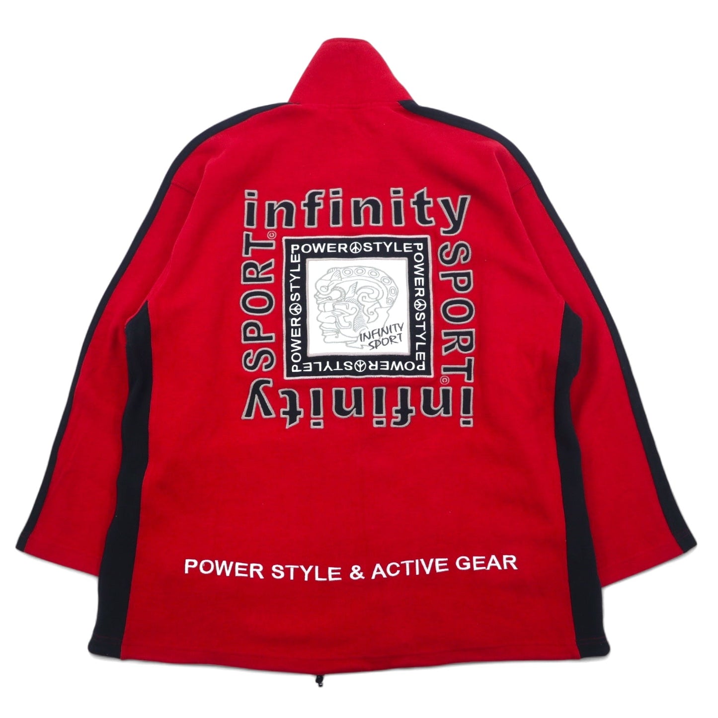 90年代 INFINITY SPORT スウェット セットアップ ジャージ FREE レッド コットン ドローコード