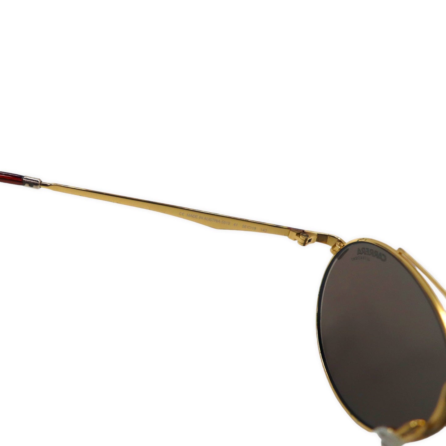 CARRERA ダブルブリッジ サングラス ティアドロップ ゴールド ベッコウ 5519 41 56-18 140 オーストラリア製