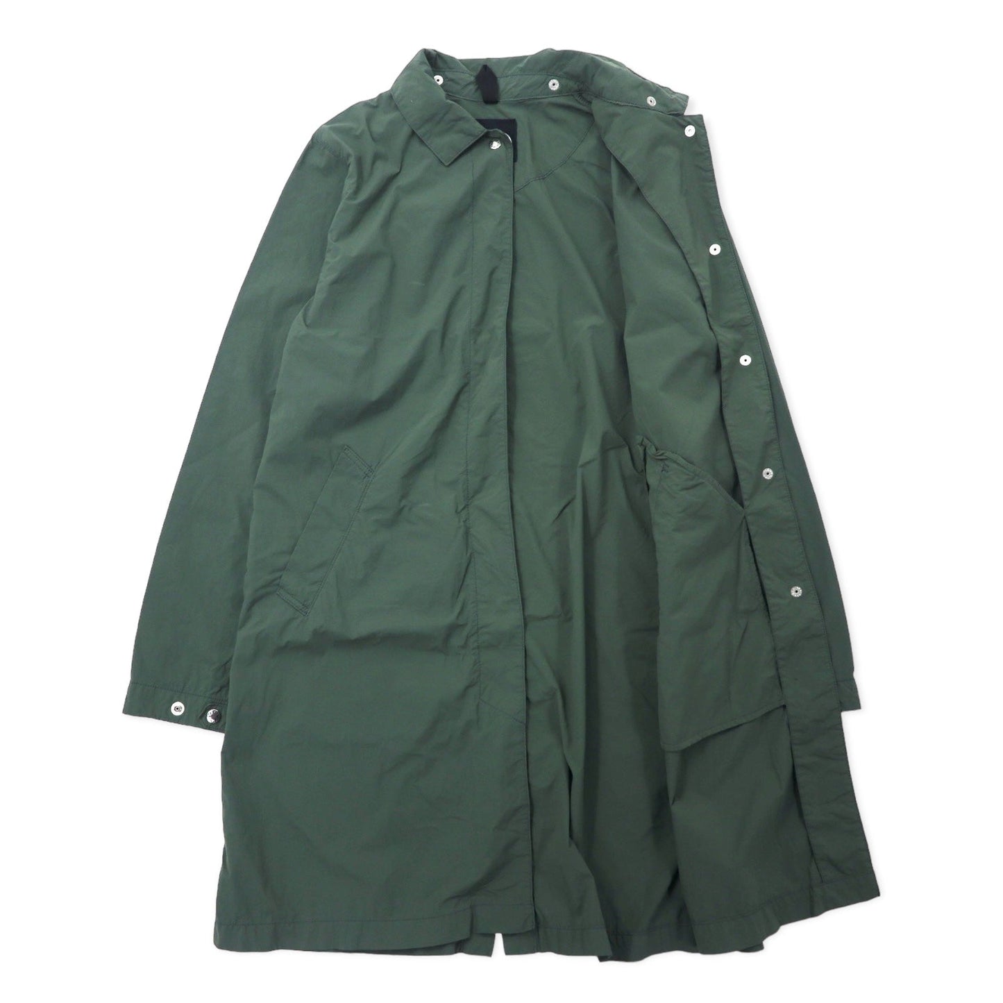 THE NORTH FACE ニーズジャーコート ステンカラーコート M カーキ ナイロン スナップボタン フード着脱式 JOURNEYS TECH COAT NPW21767