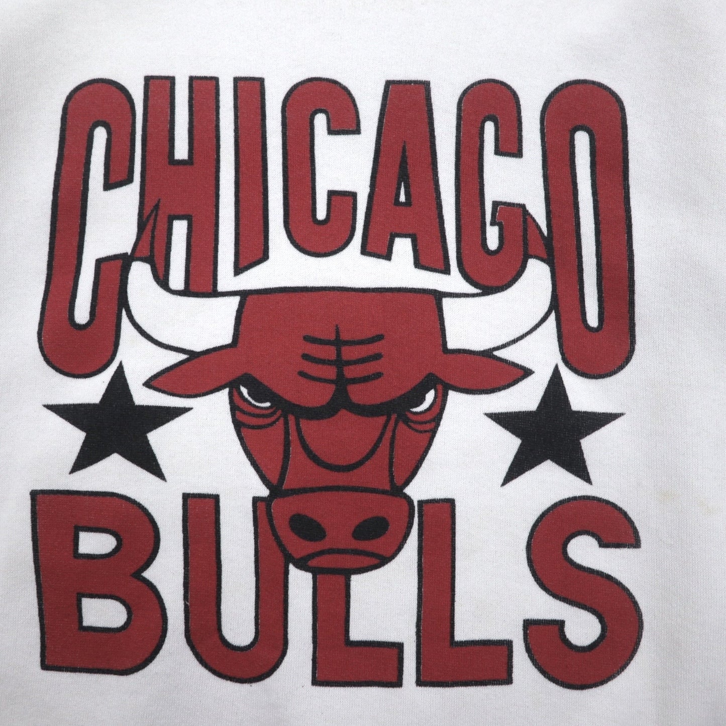 Vintage 90s USA Made Sweatshirt NBA CHICAGO BULLS 90年代 USA製 プリント スウェット L ホワイト シカゴブルズ