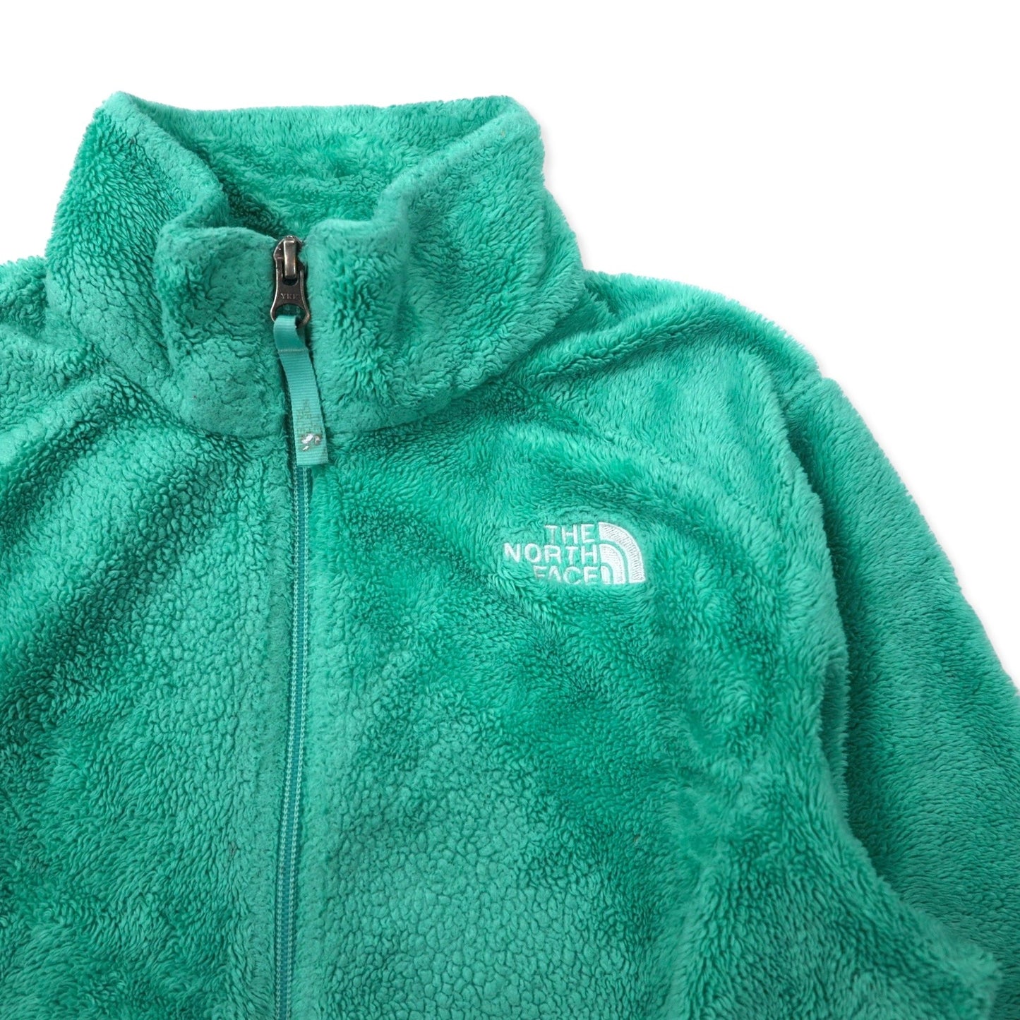 THE NORTH FACE シェルパフリースジャケット L グリーンポリエステルロゴ刺繍