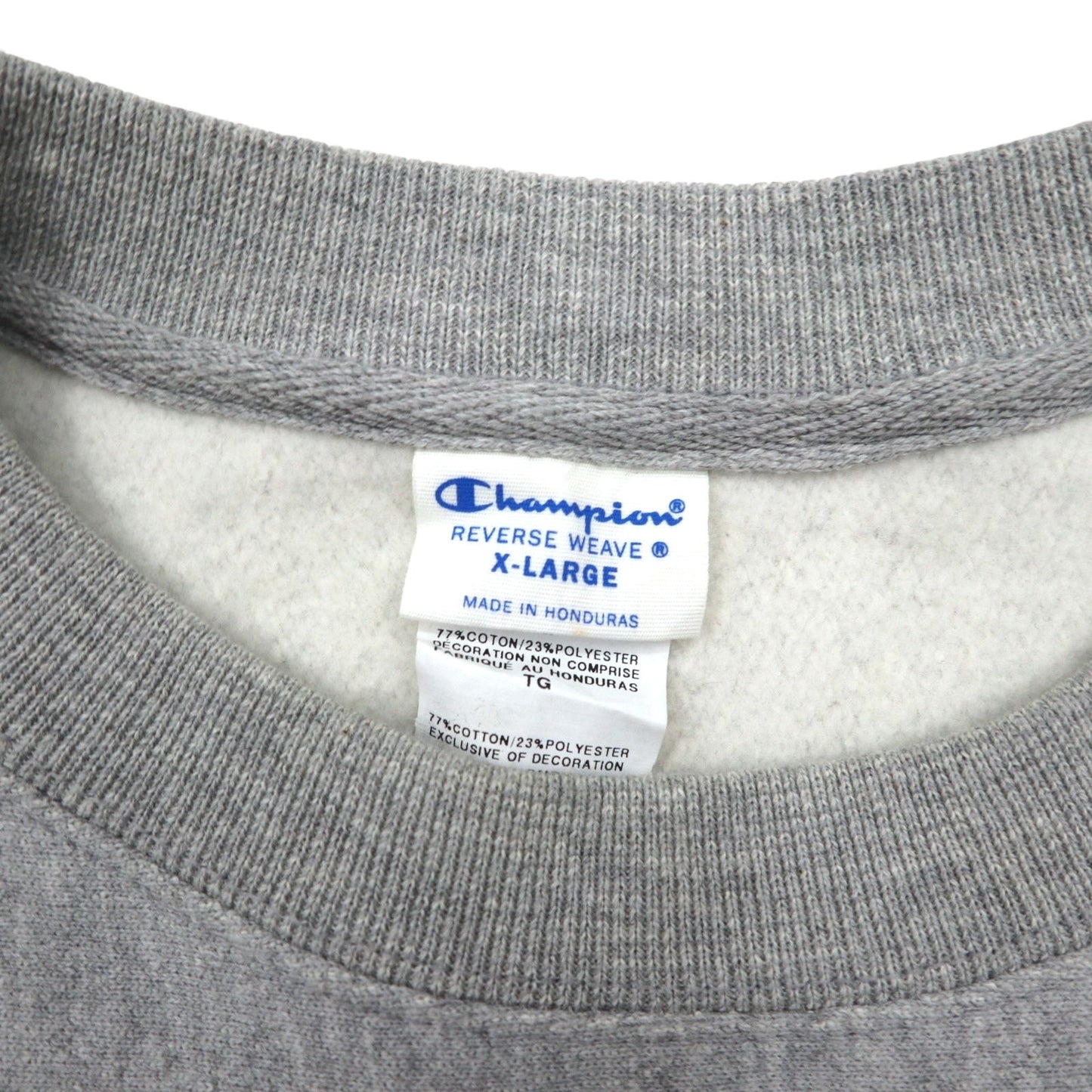 Champion リバースウィーブ REVERSE WEAVE スウェット XL プリント 青単タグ 復刻 THOMAS DANCE STUDIO