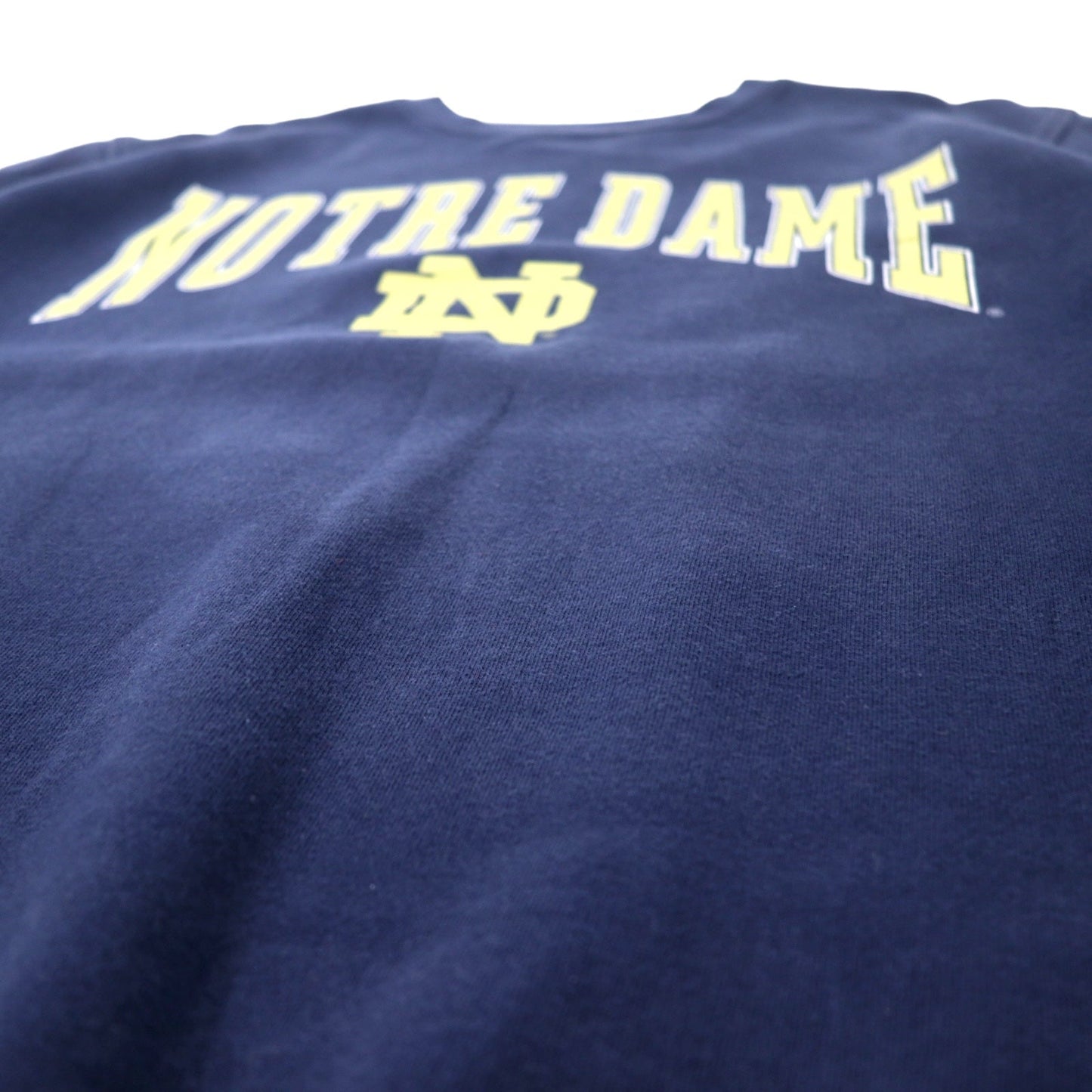 CLASSIC SOFFE カレッジ プリント スウェット L ネイビー コットン パキ綿 NOTRE DAME