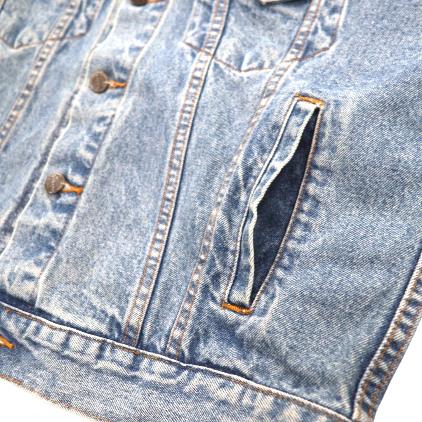 Hard Rock HOTEL 90年代 デニムジャケット Gジャン L インディゴ ブルー バックロゴ刺繍 LAS VEGAS