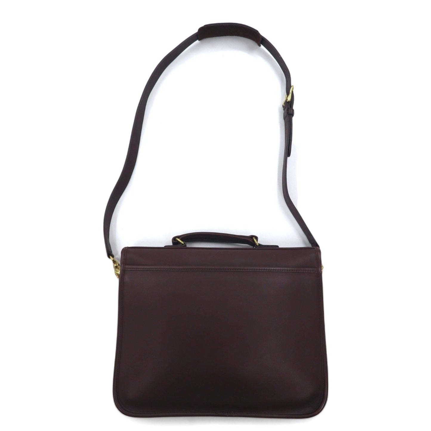 COACH USA製 オールドコーチ 2WAY ショルダーバッグ ブラウン レザー 5181 ターンロック